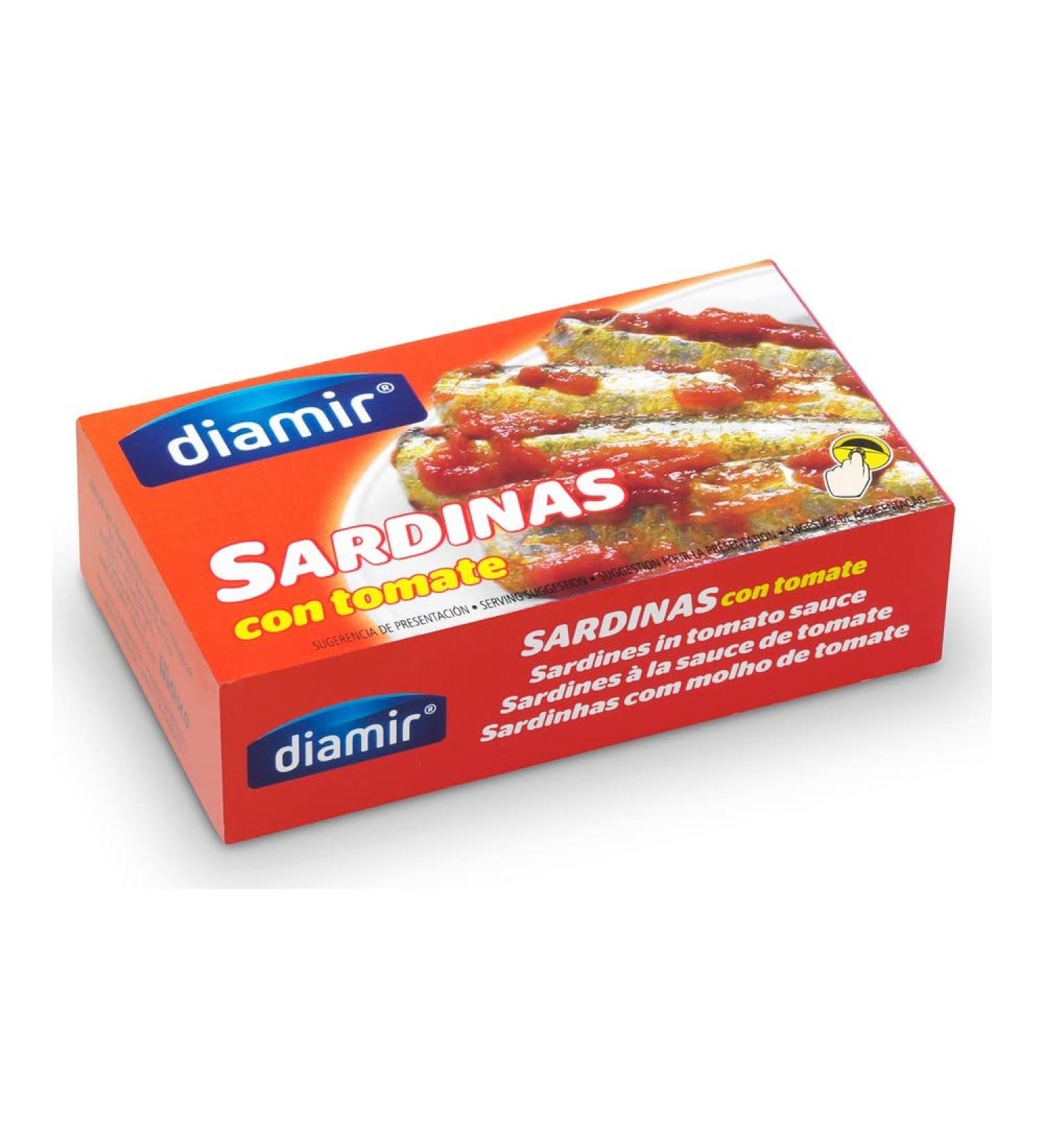 Diamir Sardines in Tomato Sauce 125 g Easy-Open