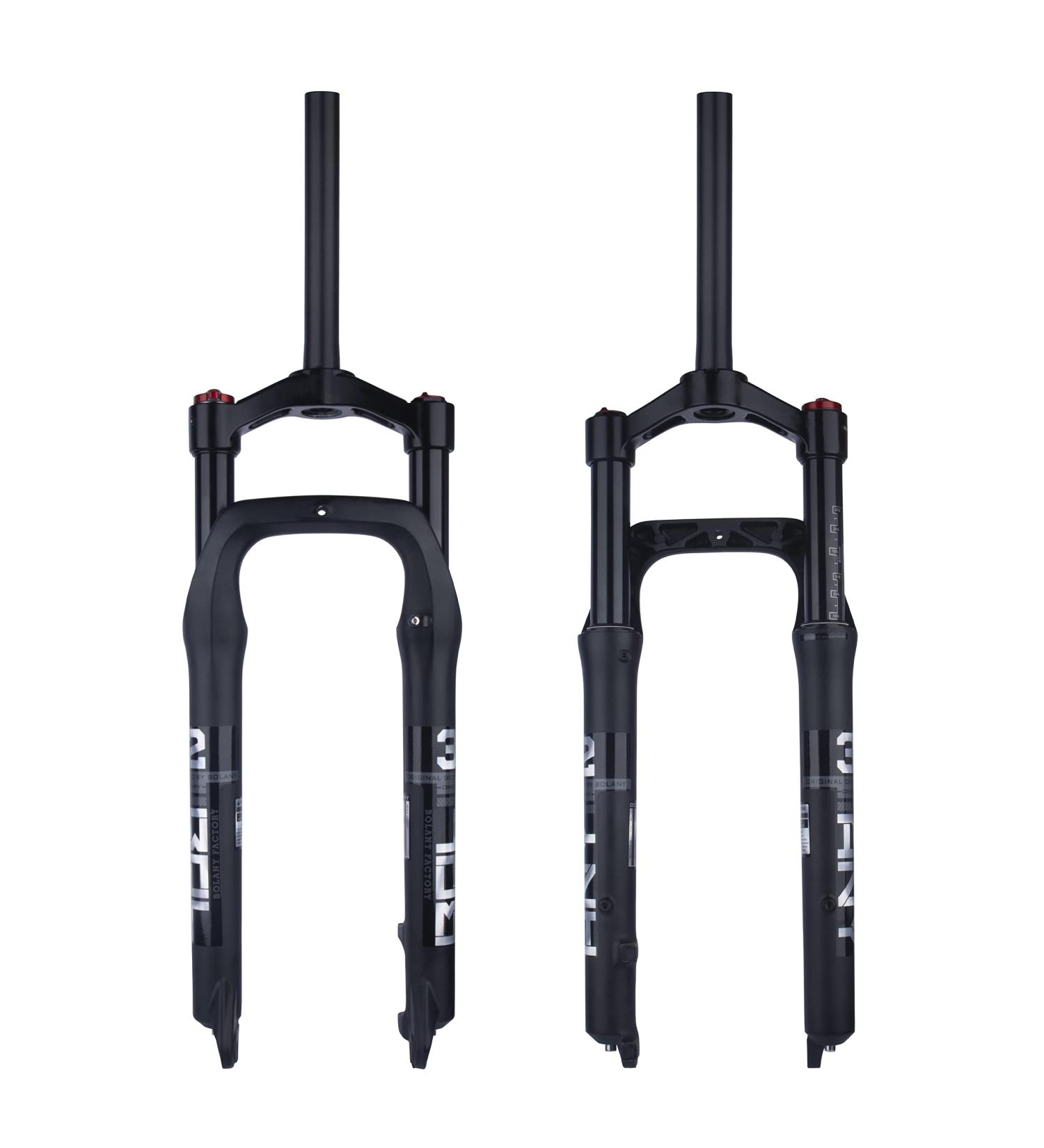 BOLANY 26 Snow Bike Front Fork | Aluminum Alloy Air Gas Fat Fork for 4.0 Tire | Bicycle Accessories - Buy Online on SooperMarket.com