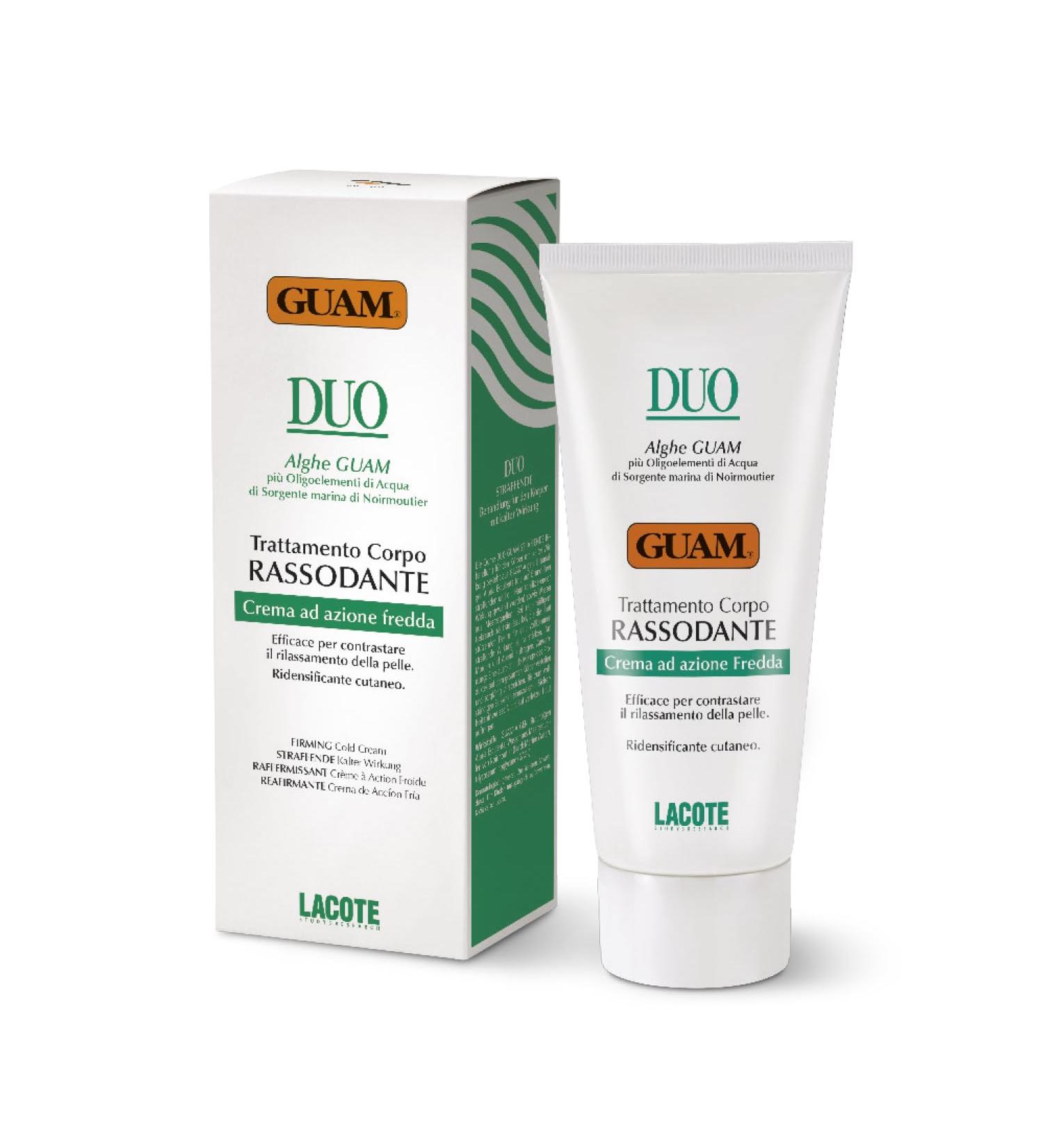 Guam Duo Cool Tight Cream - Body Treatment for Tightening & Toning Skin - 200ml Made in Italy - Anti-Sagging Solution - Buy Online on SooperMarket.com