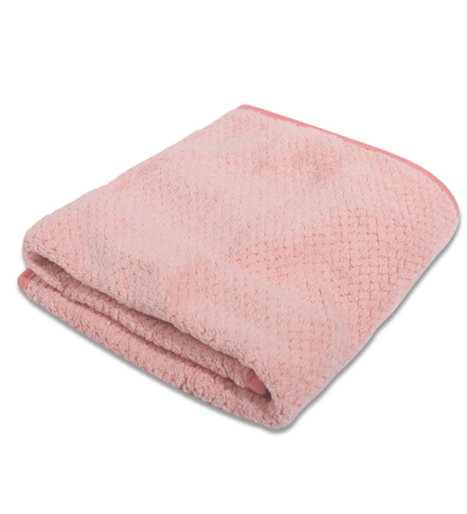 Quick-Dry Microfiber Dog Towel | Ultra Absorbent Pink Bath Towel for Small & Medium Dogs & Cats - Buy Online on SooperMarket.com