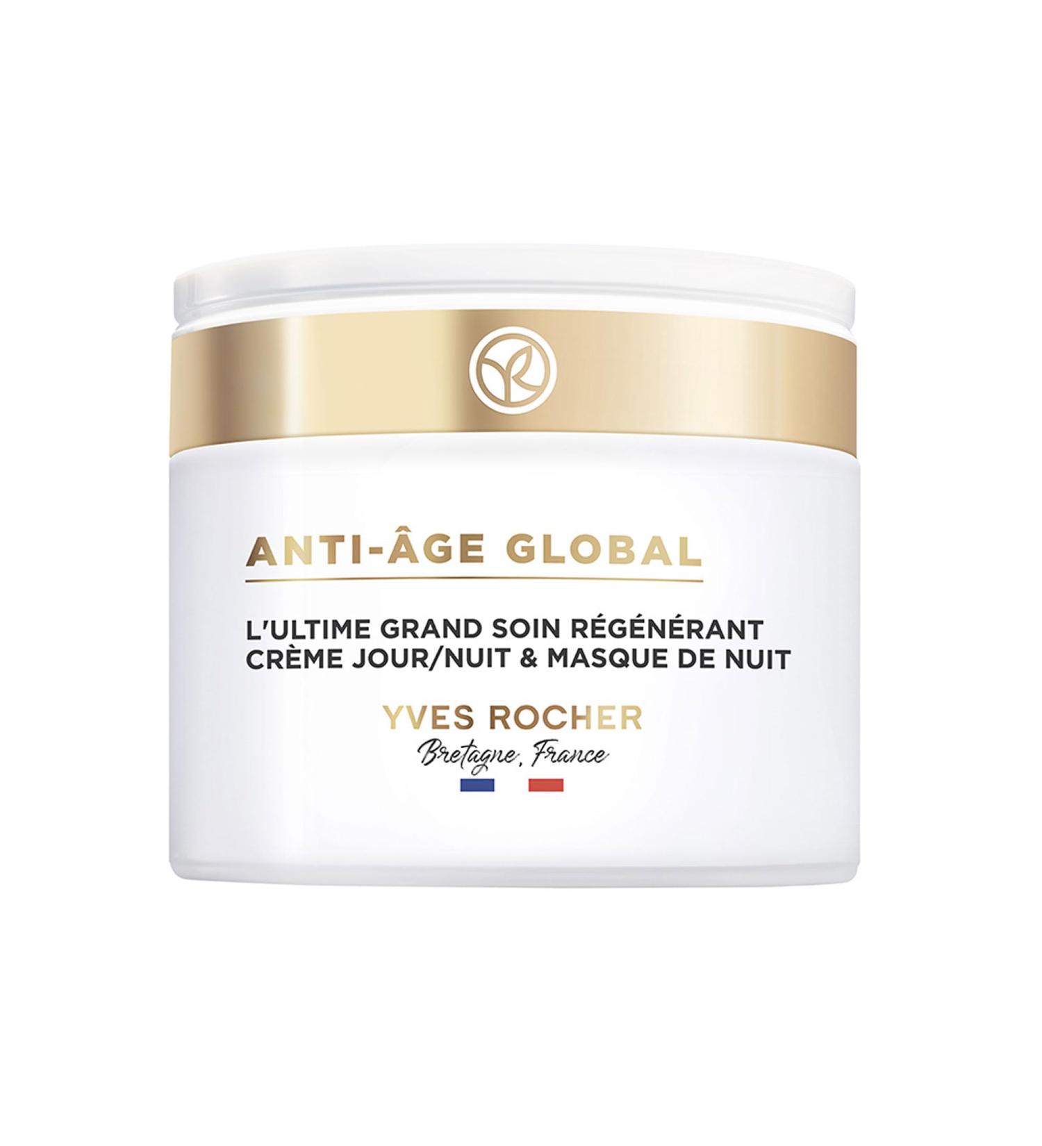 Yves Rocher Anti-Age Global - Ultimate Regenerating Care for All Skin Types | Illuminate & Plump Skin | 2.5 FL OZ - International Shipping Available - Buy Online on SooperMarket.com