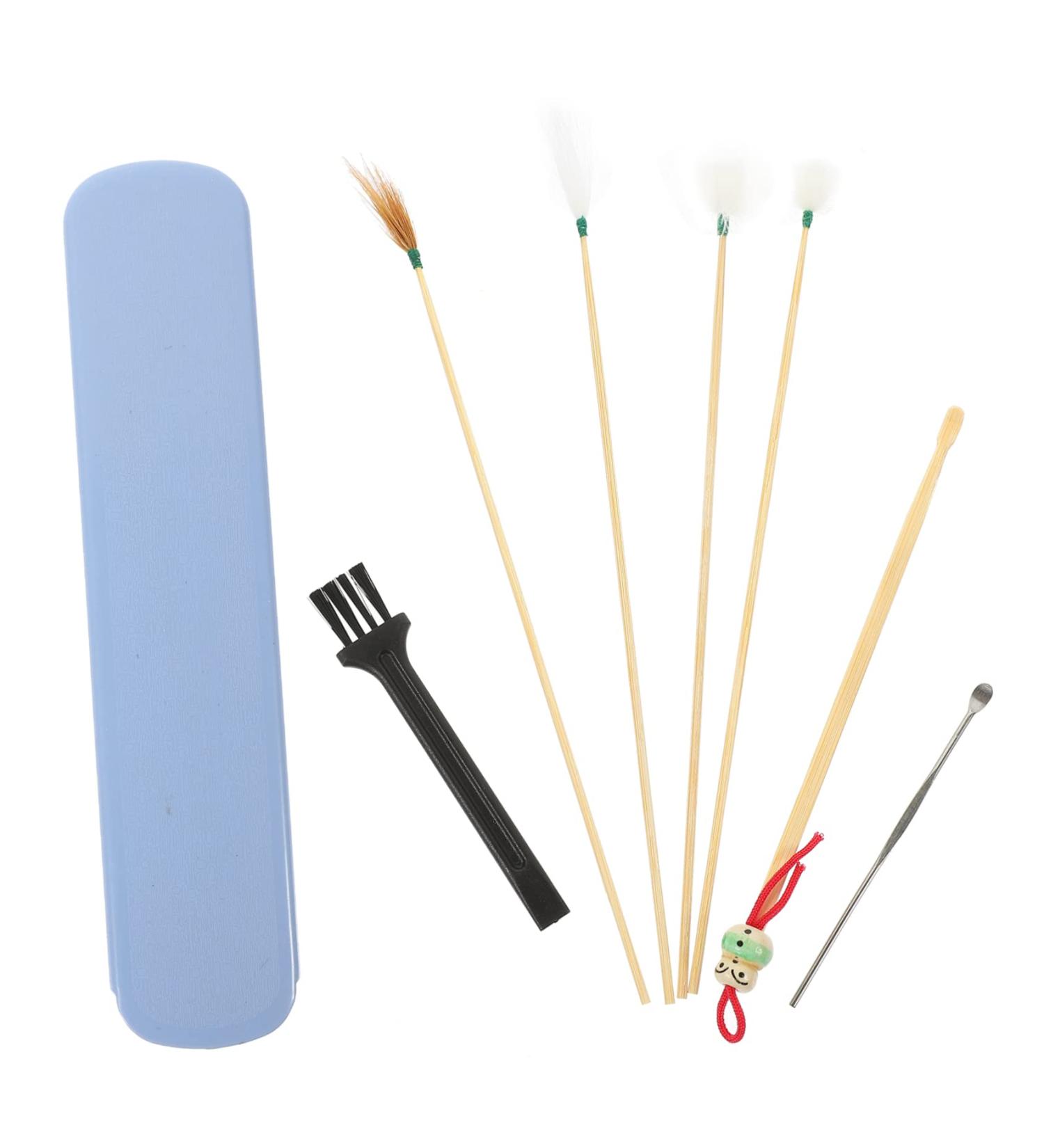 Ear Cleaning Kit with Bamboo Ear Pick & Spiral Cleaner - 1 Set for Safe Ear Wax Removal - Buy Online on SooperMarket.com