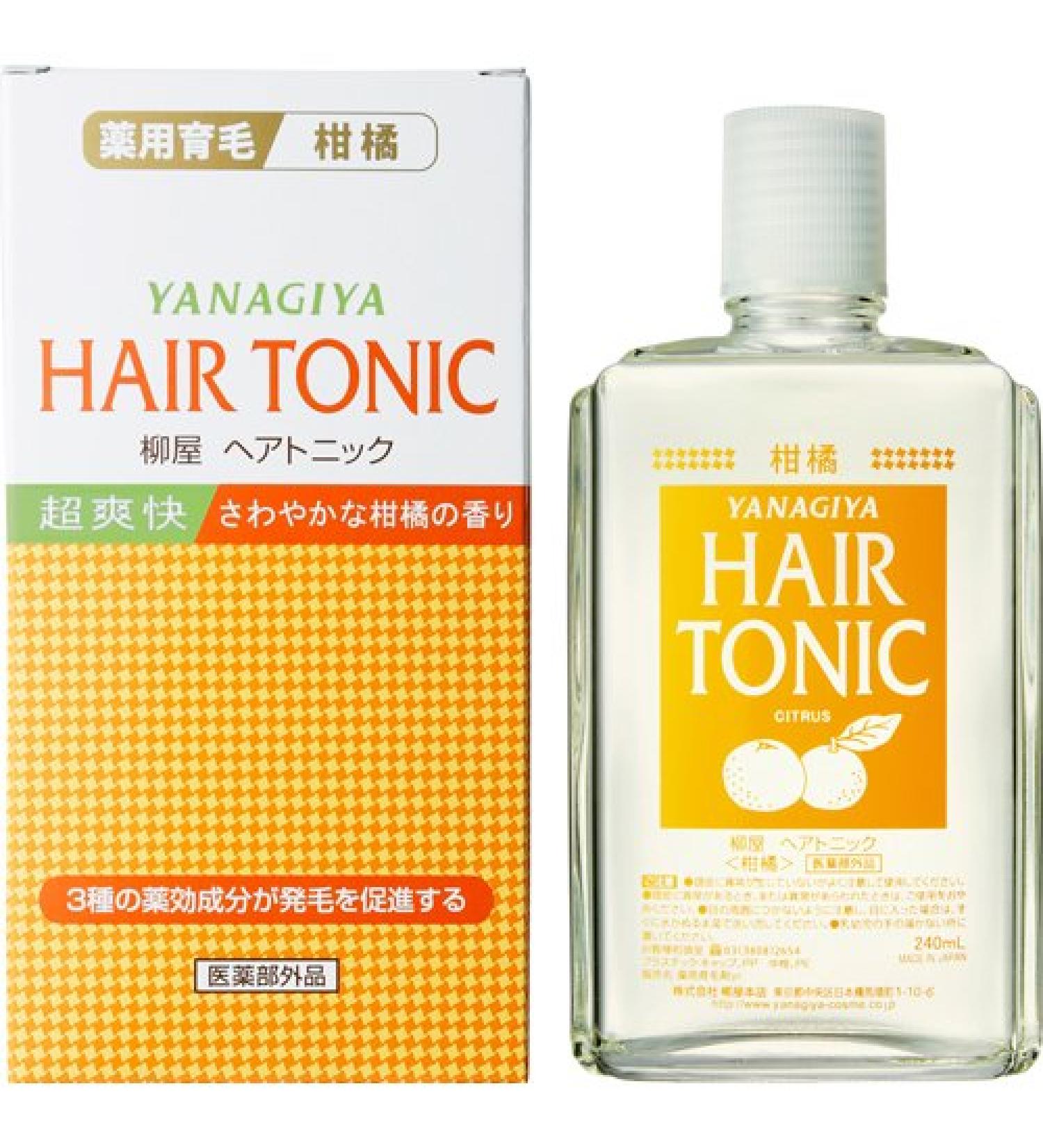 Yanagiya Hair Tonic (Citrus) 240mL - Nourishing Hair Treatment - Buy Online on SooperMarket.com