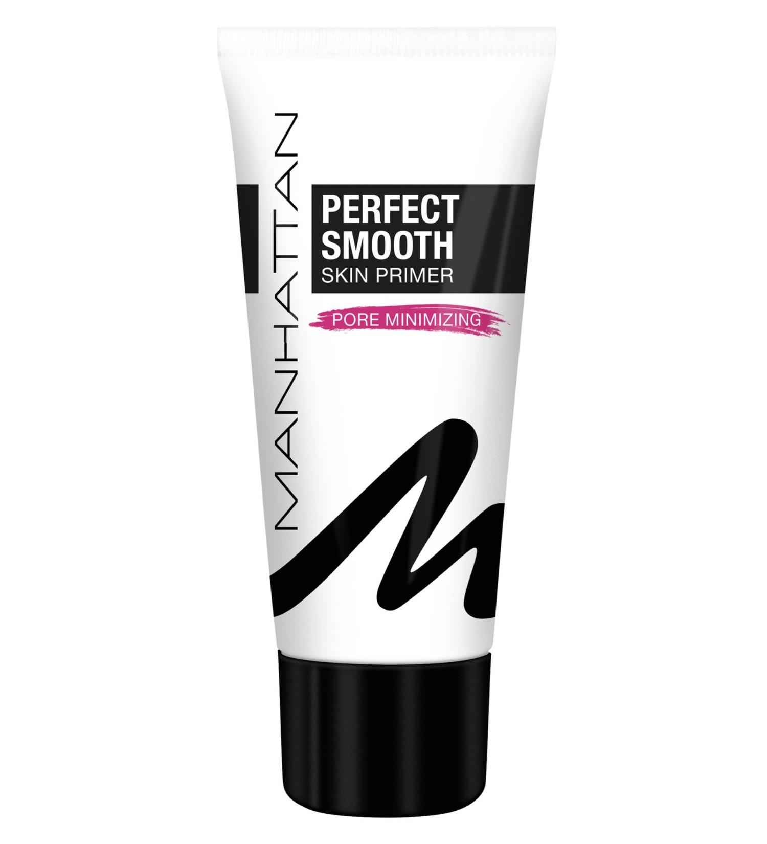 Manhattan Perfect Smooth Skin Primer Face Primer as a make-up base to minimize pores Color Transparent 001 1 x 30ml