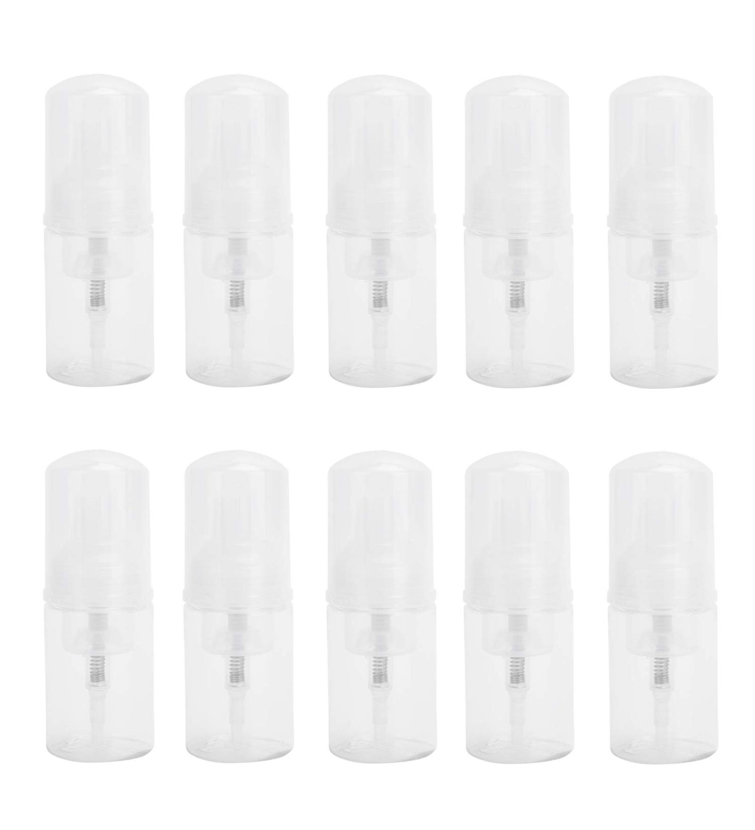 10pcs 30ml Foam Bottles - Portable Refillable Liquid Soap Dispenser - Travel-Friendly PP Container - Buy Online on SooperMarket.com