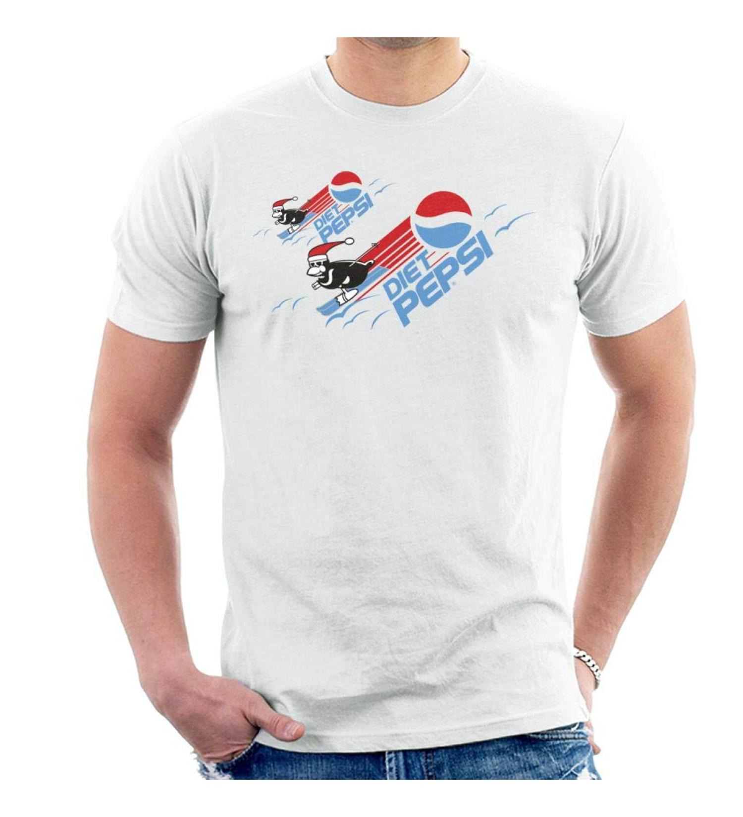 All+Every Pepsi Christmas Ski Penguins Men's T-Shirt XXL White - Buy Online on SooperMarket.com