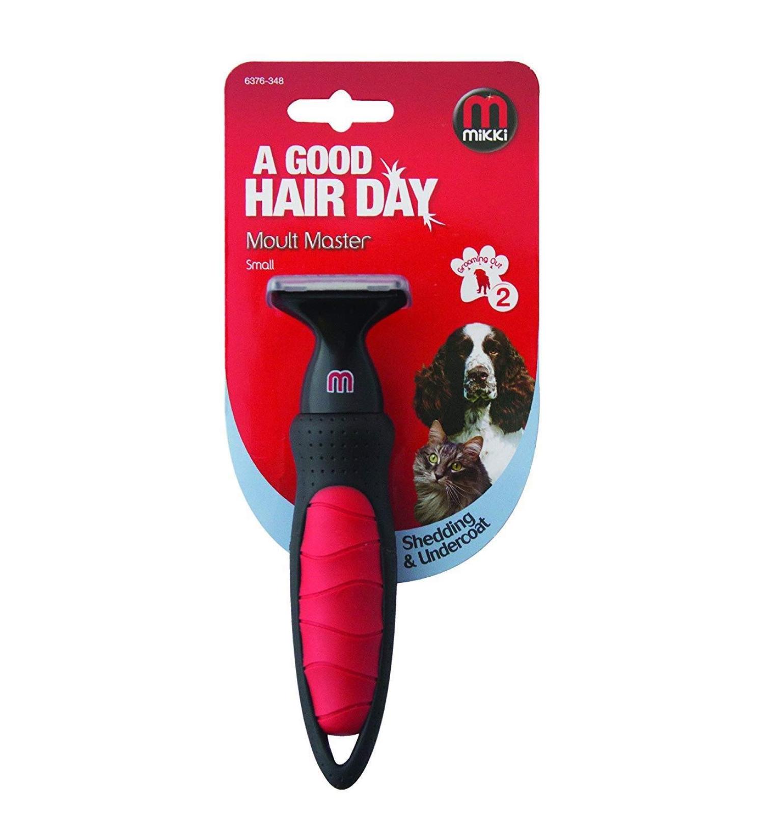 Mikki Small Medium Pets Shedding Tool Moult Master Brush Blade - Dog Cat Puppy Grooming Essential - Buy Online on SooperMarket.com