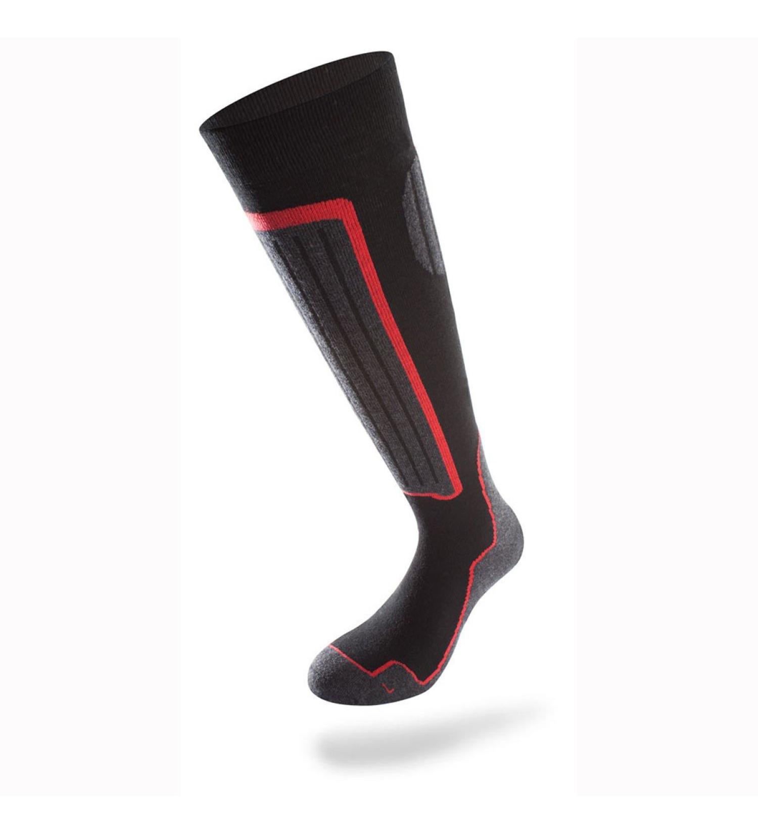 Buy Lenz GmbH Unisex Socks 35-38 - Black/Grey/Red | International Shipping Available - Buy Online on SooperMarket.com