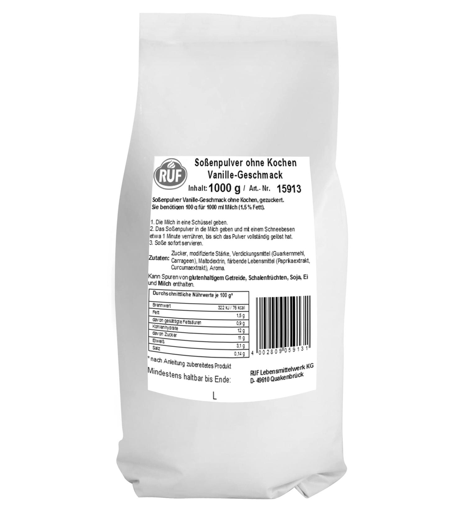 Buy Call Vanillesosse - No Cook Large 1kg Pack | Perfect for Apple Strudel Cakes & Desserts | Additive-Free Vanille Sauce - Buy Online on SooperMarket.com