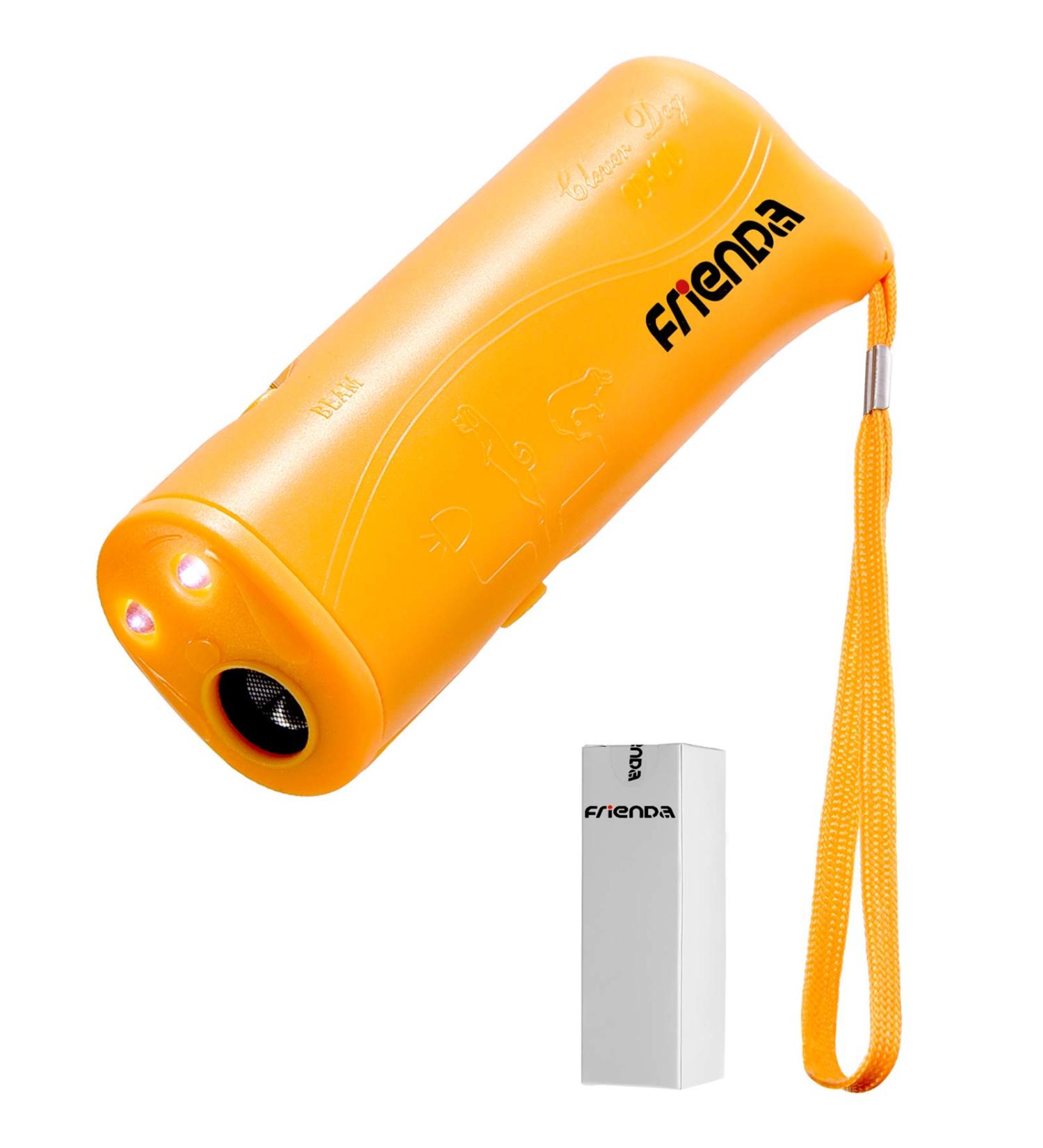 LED Ultrasonic Dog Repeller and Trainer Device 3 in 1 Anti Barking Stop Bark Handheld Dog Training Device (Yellow) - Buy Online on SooperMarket.com