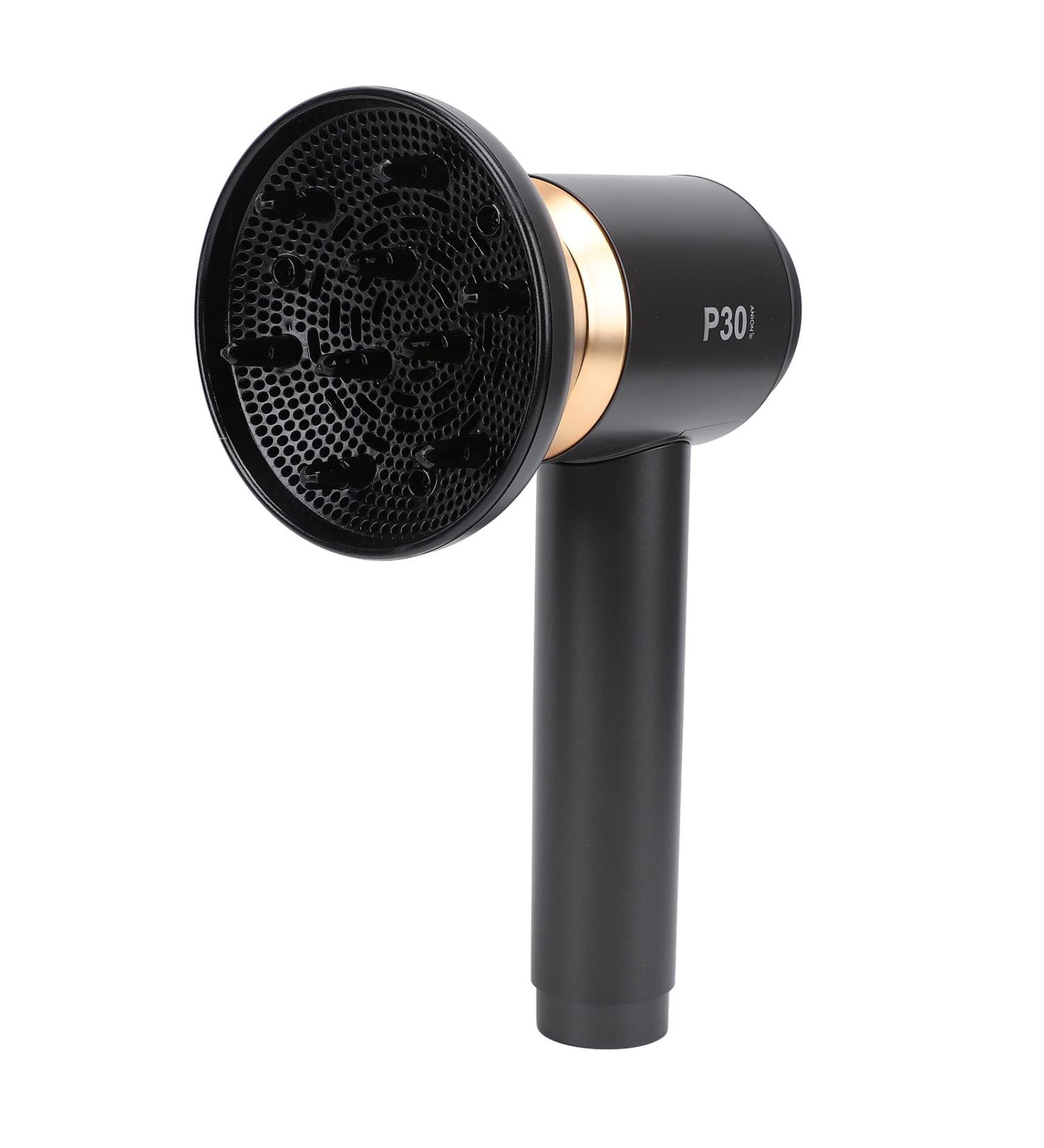 Cordless Negative Ion Hair Dryer with Digital Screen Charging Blow Dryer with Nozzle Quick Heat Up & Constant Temperature Fast Drying Lightweight Travel Hairdryer for Home Travel US Plug 100-240V - Buy Online on SooperMarket.com
