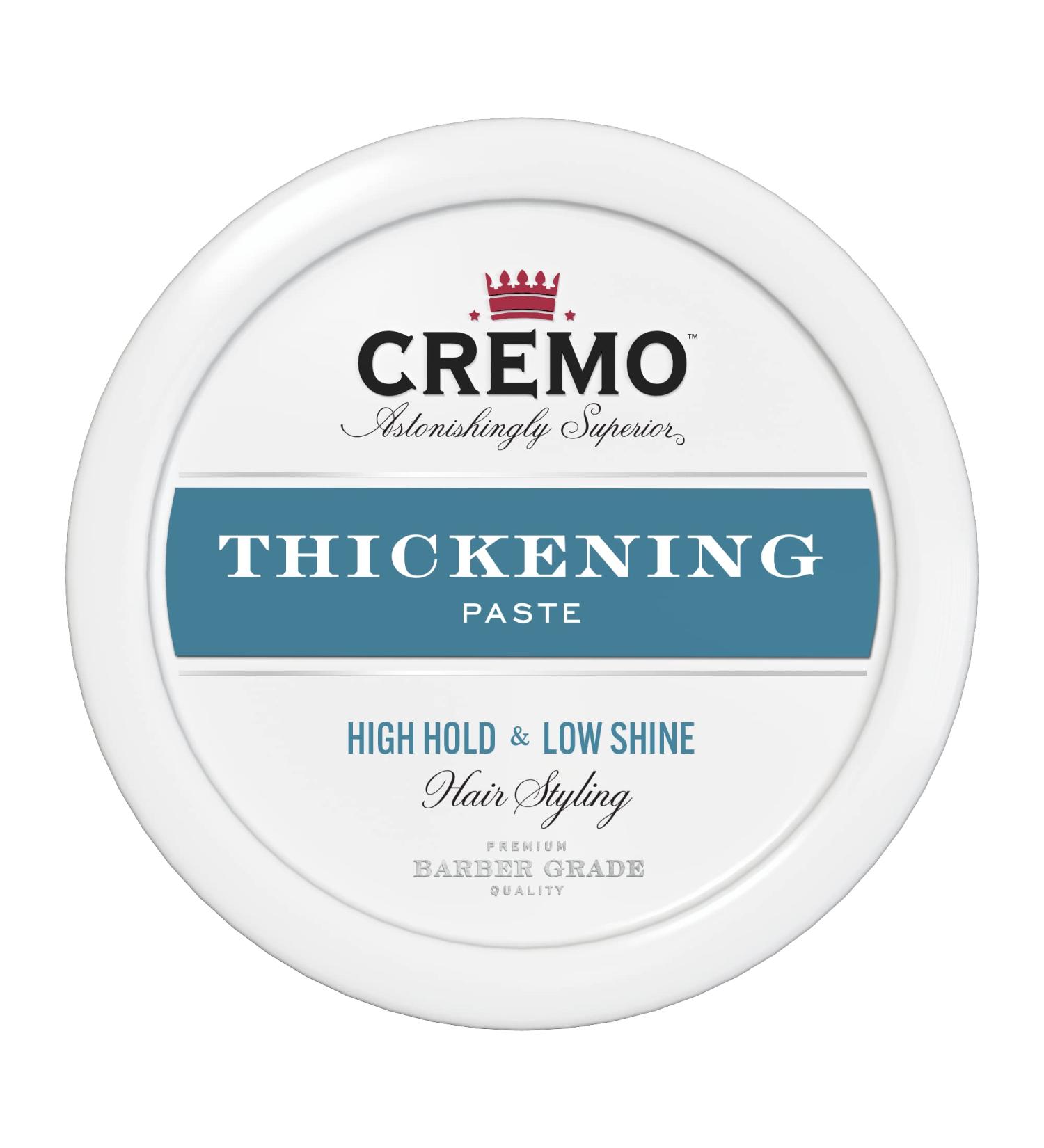 Cremo Barber Grade Hair Styling Thickening Paste 4oz (Pack of 3) - Professional Hold & Volume - Buy Online on SooperMarket.com