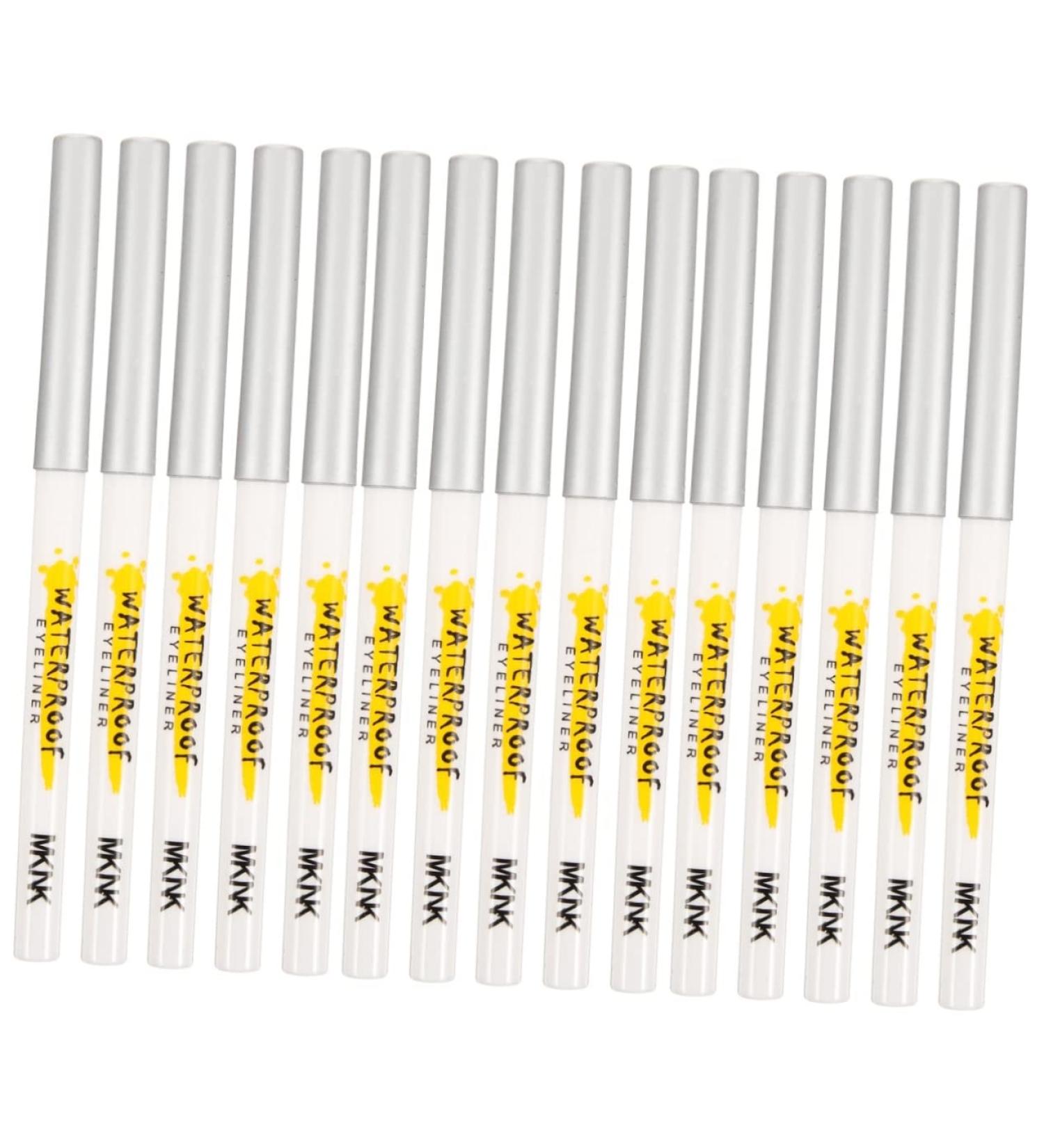 Baluue 15 Pcs White Lying Silkworm Pen Eye Shadow Pen Eye Brightening Highlighters White Eye Pencil Abs - Buy Online on SooperMarket.com