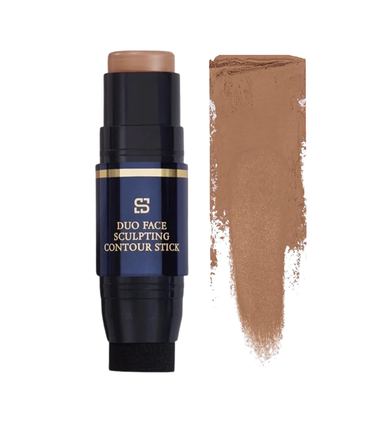SIIA Cosmetics Duo Face Sculpting Contour Bronzer Stick - Dual-Use Applicator - Natural Finish - .32 oz - Suede - Buy Online on SooperMarket.com