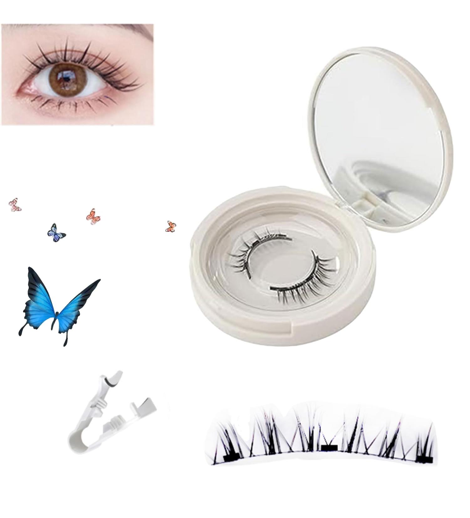Buy Crafty Magnetic Eyelashes - No Glue Needed Easy to Wear & Reusable Lashes Kit | Kraftyco EM11 - Buy Online on SooperMarket.com