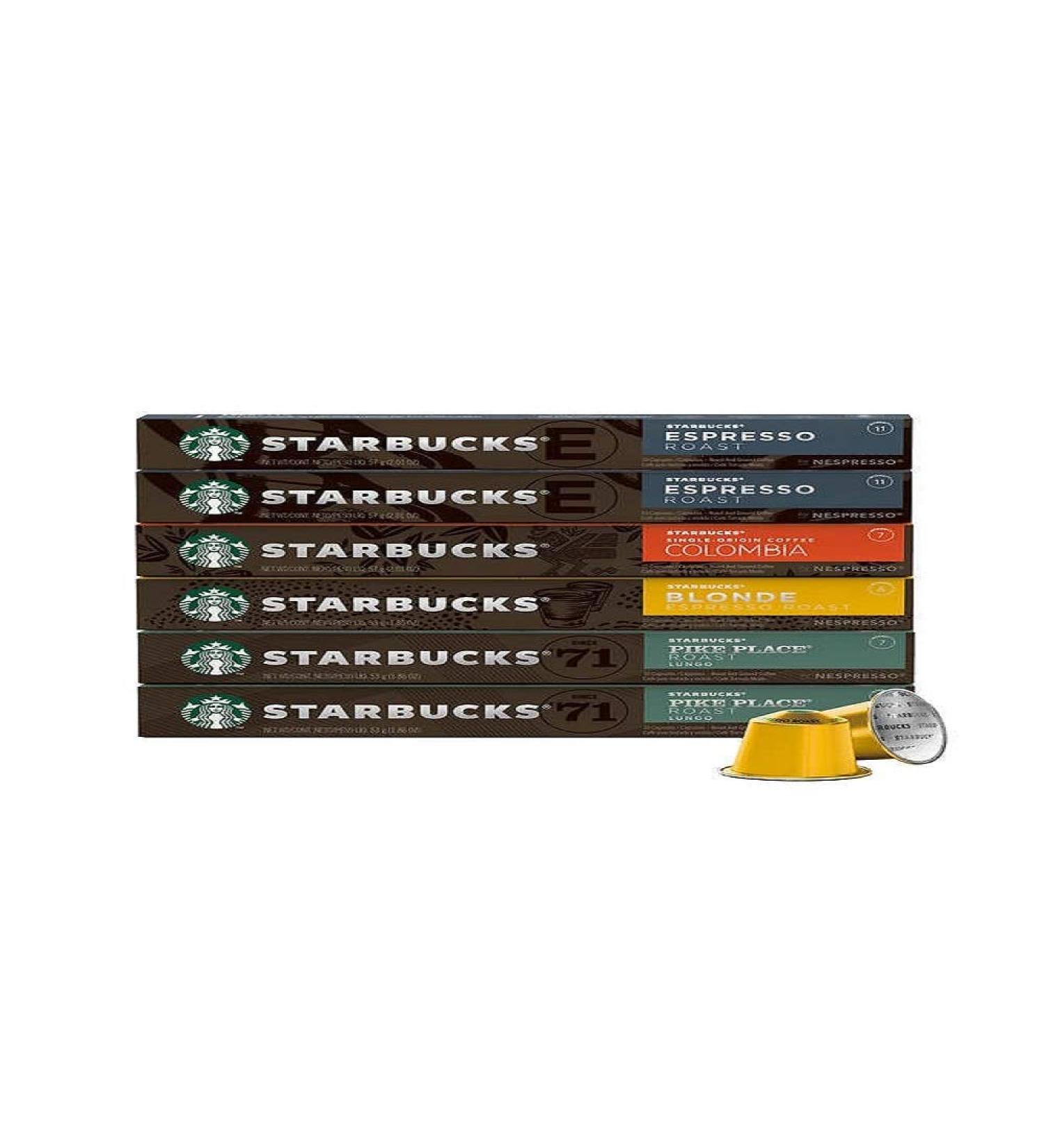 Starbucks by Nespresso Original Line Variety Pack Capsules 60 Count - Buy Online on SooperMarket.com