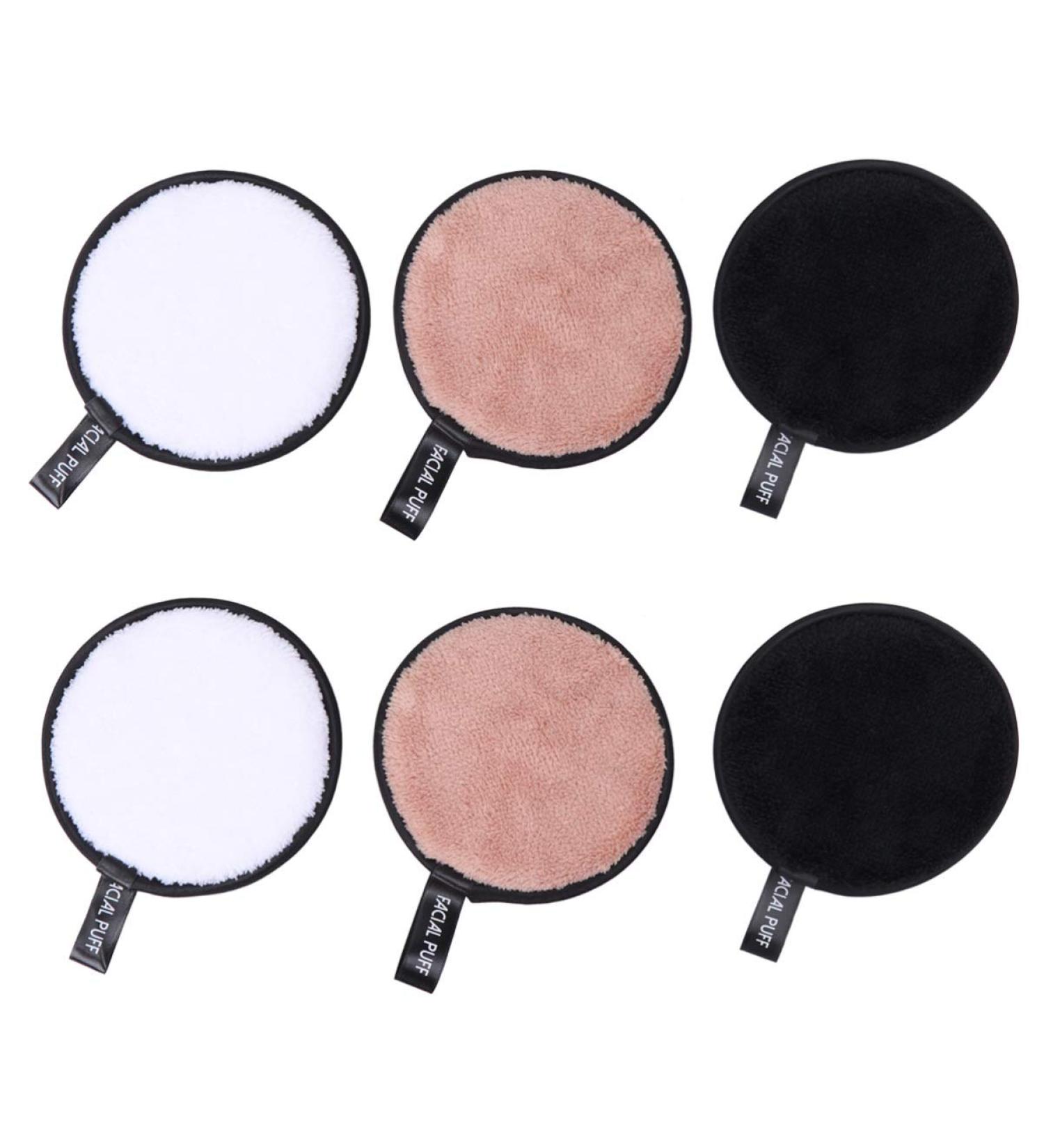 Artibetter Organic Cotton Rounds Reusable Makeup Remover Pads (6pcs) | Eco-Friendly Flat Cotton Pads for Cleansing Face Eye Shadow Lipstick & Foundation - Buy Online on SooperMarket.com