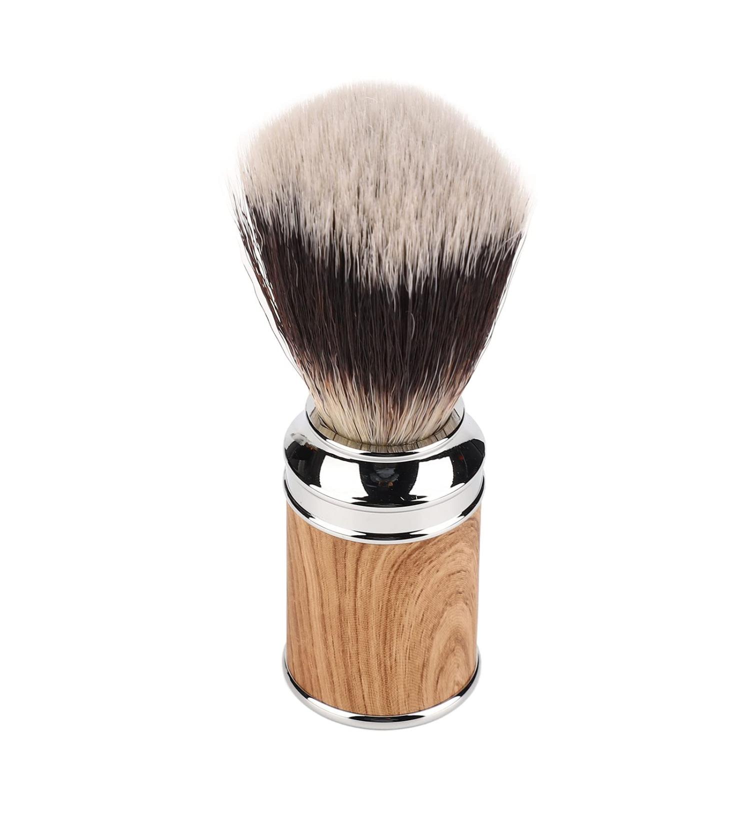 Premium Shave Brush for Men - Fast Drying & Easy Cleaning Beard Brush for Wet Shaves - Soft Bristles & Curved Handle - Portable for Home Travel & Salon - Buy Online on SooperMarket.com