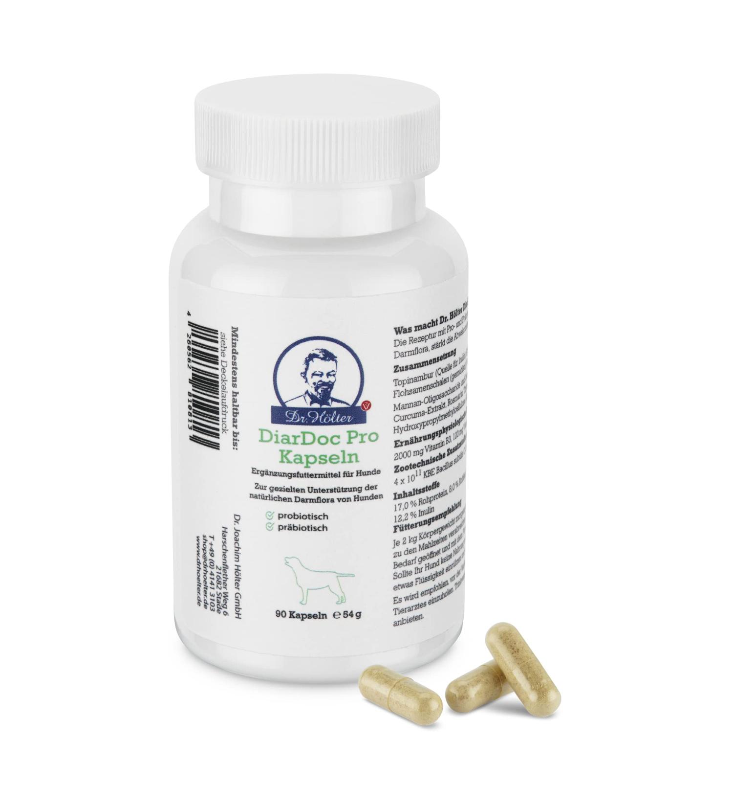 Diardoc Pro Probiotic for Dogs - 90 Capsules for Digestive Health Immune Support & Prebiotic Solutions - Buy Online on SooperMarket.com