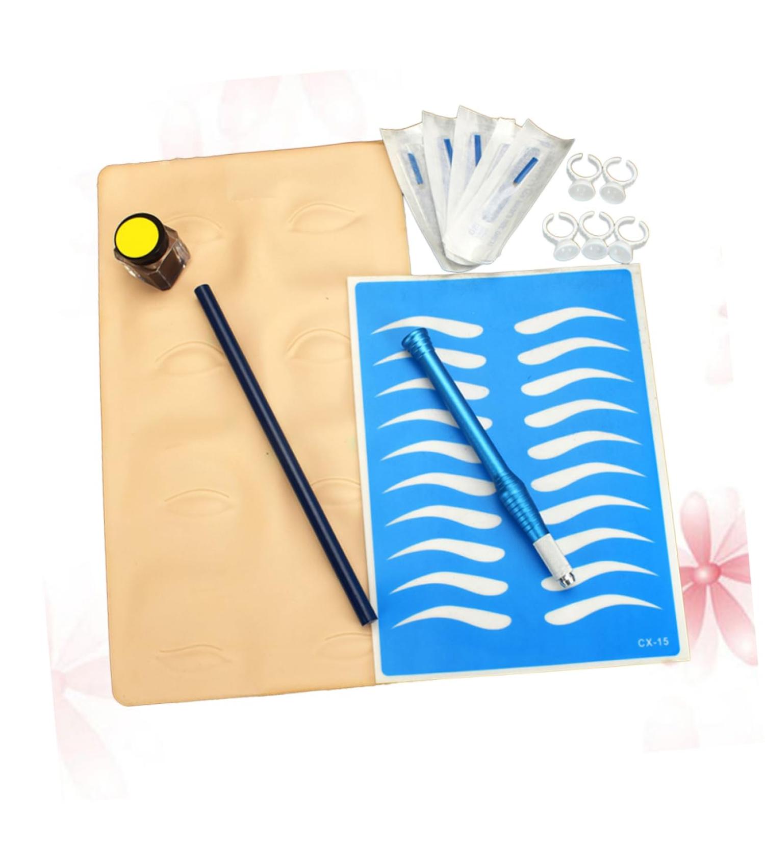 PLAFOPE Eye Kit and Coffee Pen Pencil Dark D Cup & Practice Pigment Blue Skin Embroidery Manual - Buy Online on SooperMarket.com
