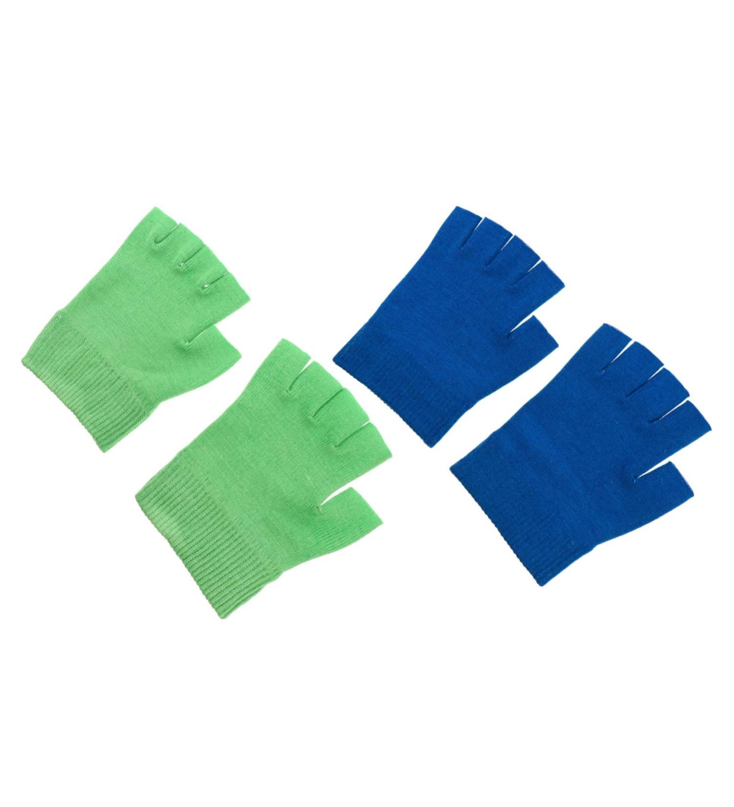 HAPINARY 2 Pairs Gel Gloves Hydrating Gloves Moisturizing Sleeping Gloves Skin Care Dry Skin Gloves Moisturizing Gloves Half Finger Moisturizing Hand Gloves Knitting Lotion Miss Daily Use 16X13X1CM - Buy Online on SooperMarket.com