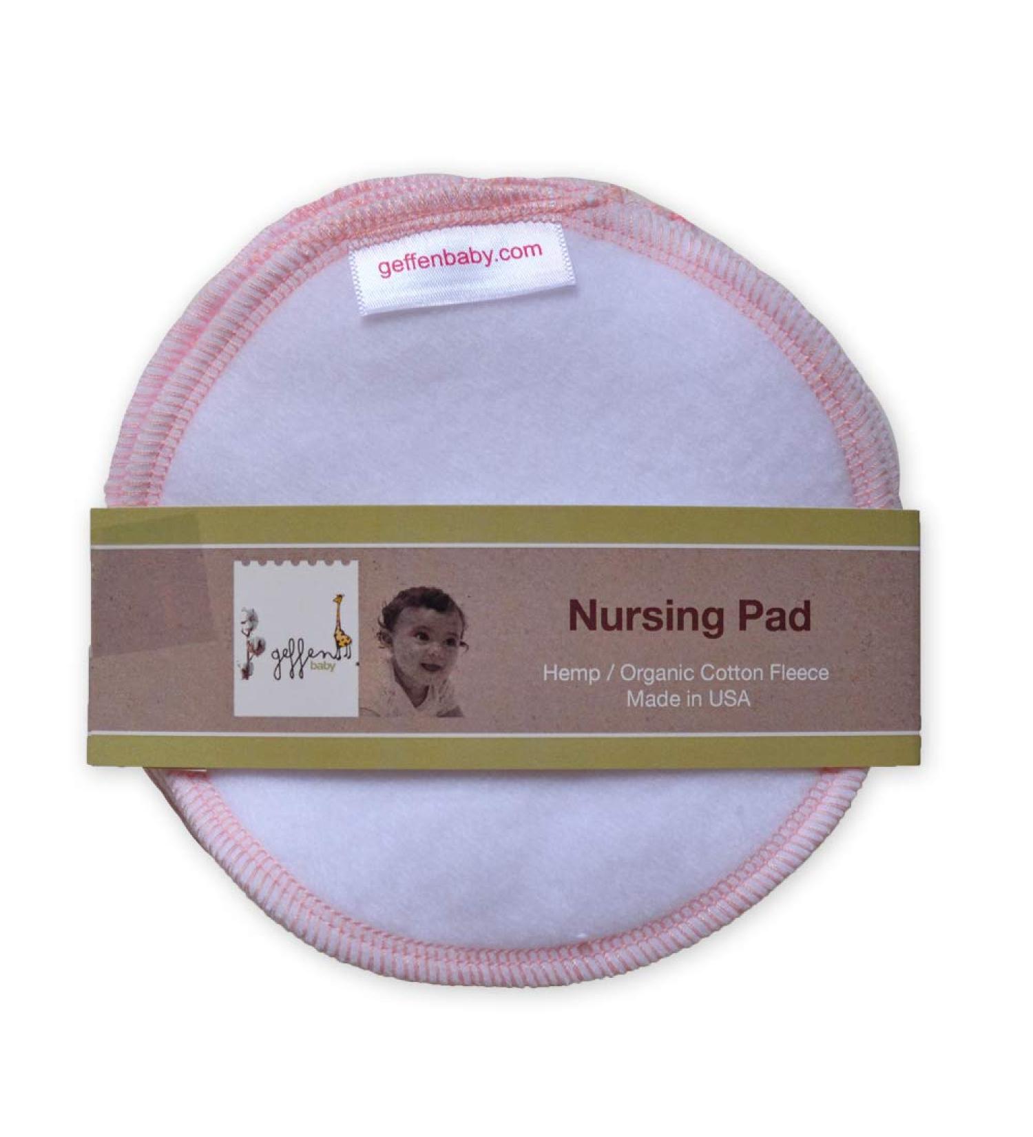 Geffen Baby Reusable Nursing Pads - Fleece (3 Pairs 6 Total Pads) - New Mother Essentials - Washable - Eco Friendly