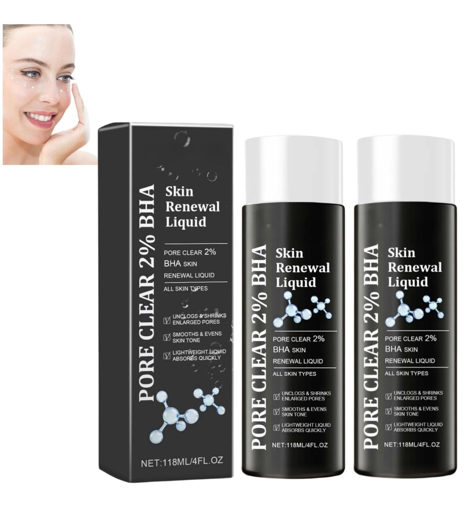 GeRRiT Poreclear 2% BHA Skin Fluid Facial Skin Refining Serum Skin Liquid Facial Exfoliator Facial Exfoliating Serum 2pcs - Buy Online on SooperMarket.com
