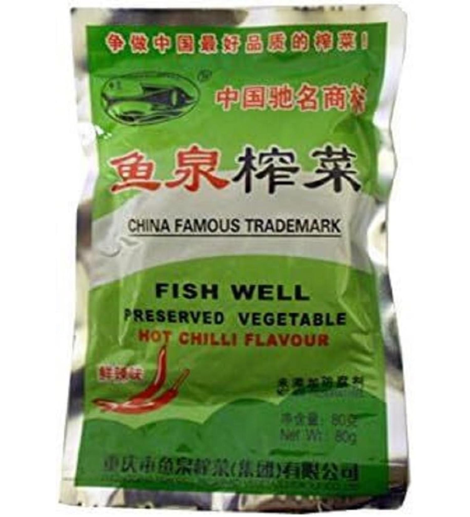 FISH WELL Hot Preserved Vegetable 80 g