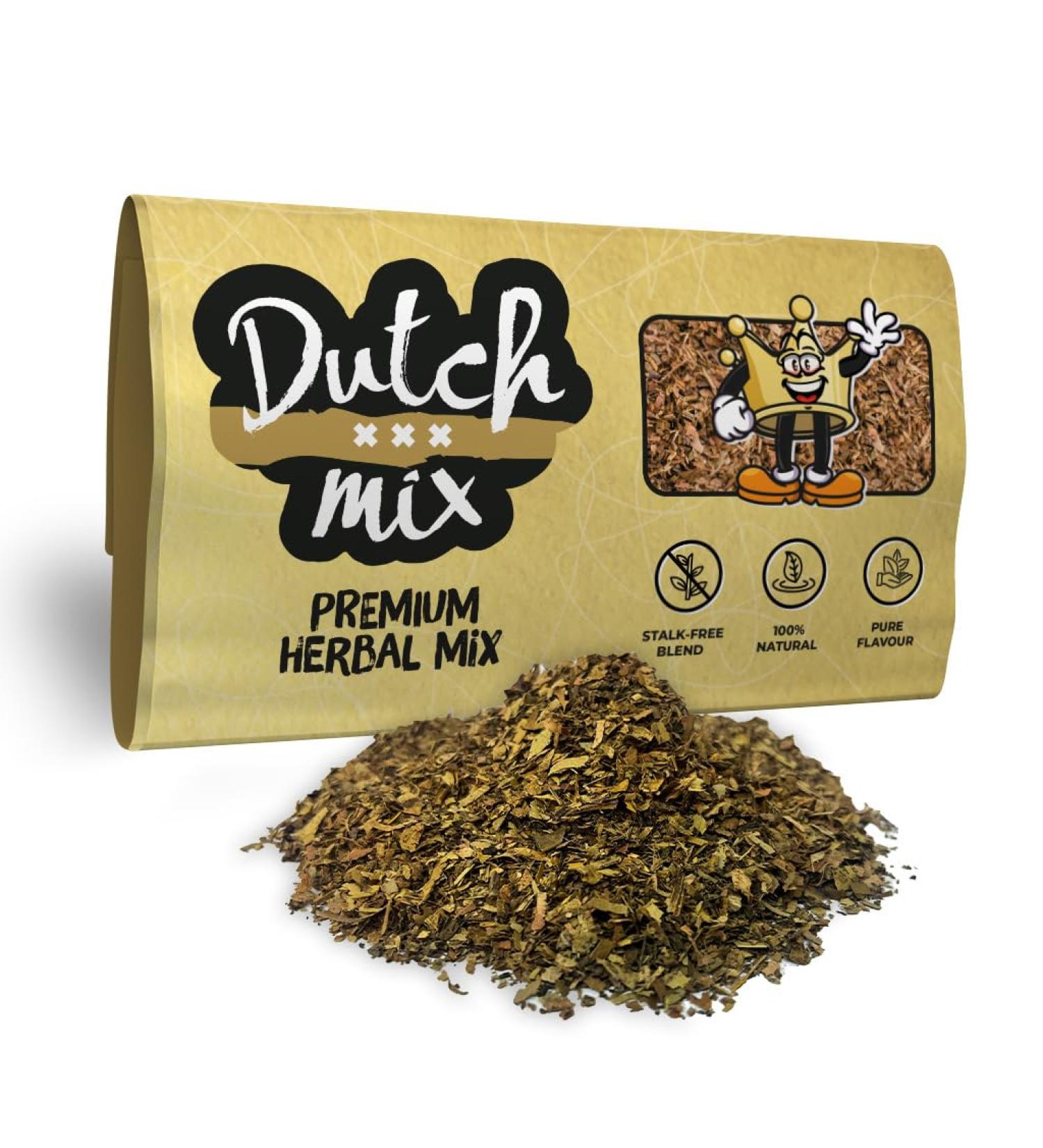 Dutch Mix Premium 30g - Stalk-free & Natural Herbal Blend - Buy Online on SooperMarket.com