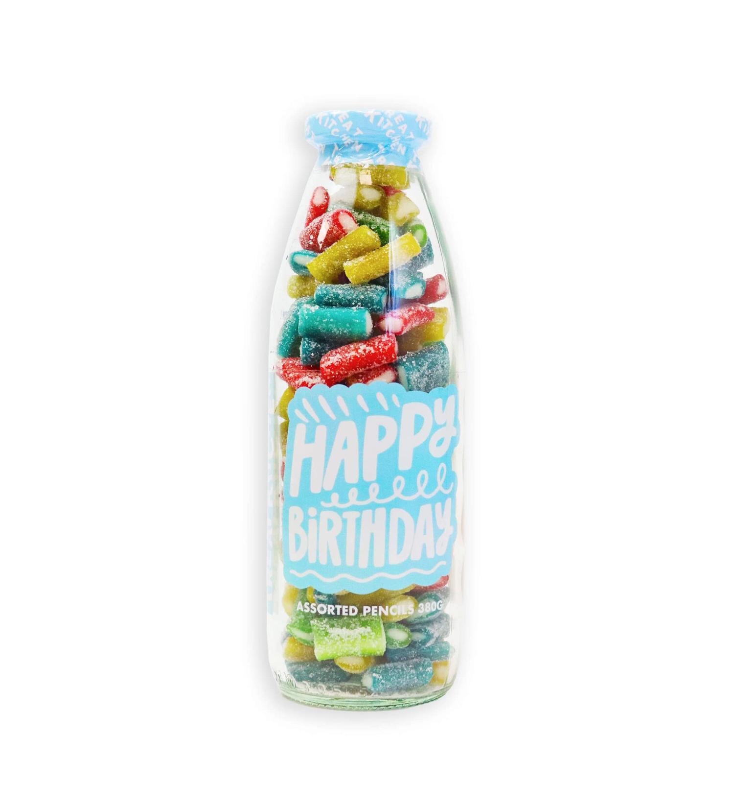 Happy Birthday Vegan Rainbow Pencils Sweets 340g - Buy Online on SooperMarket.com