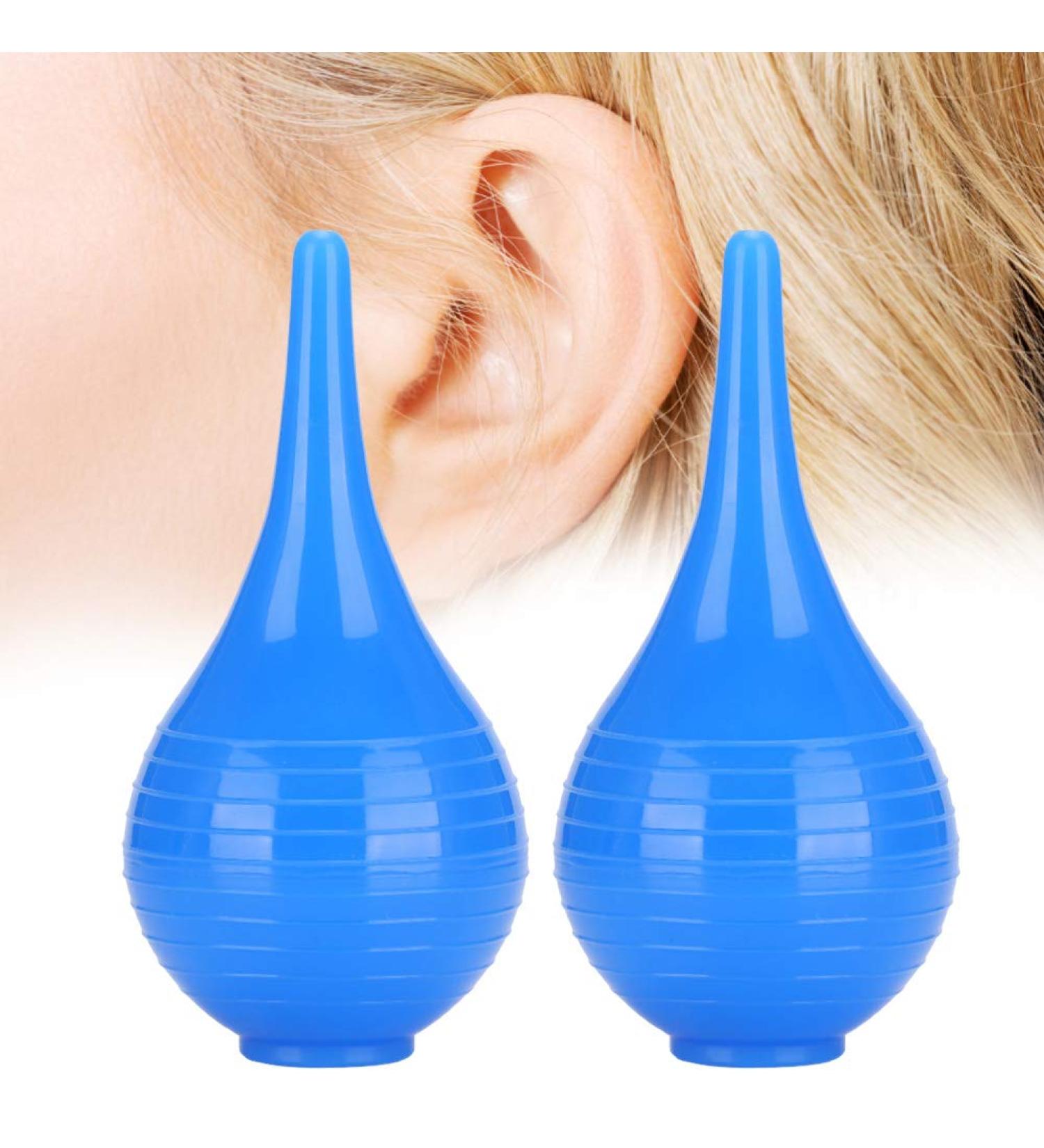 Ear Syringe Cleaner Set - 2-Piece Ear Cleaning Ball & Dust Blower Pump - 25ml Ear Care Tool for Optimal Hygiene - Buy Online on SooperMarket.com