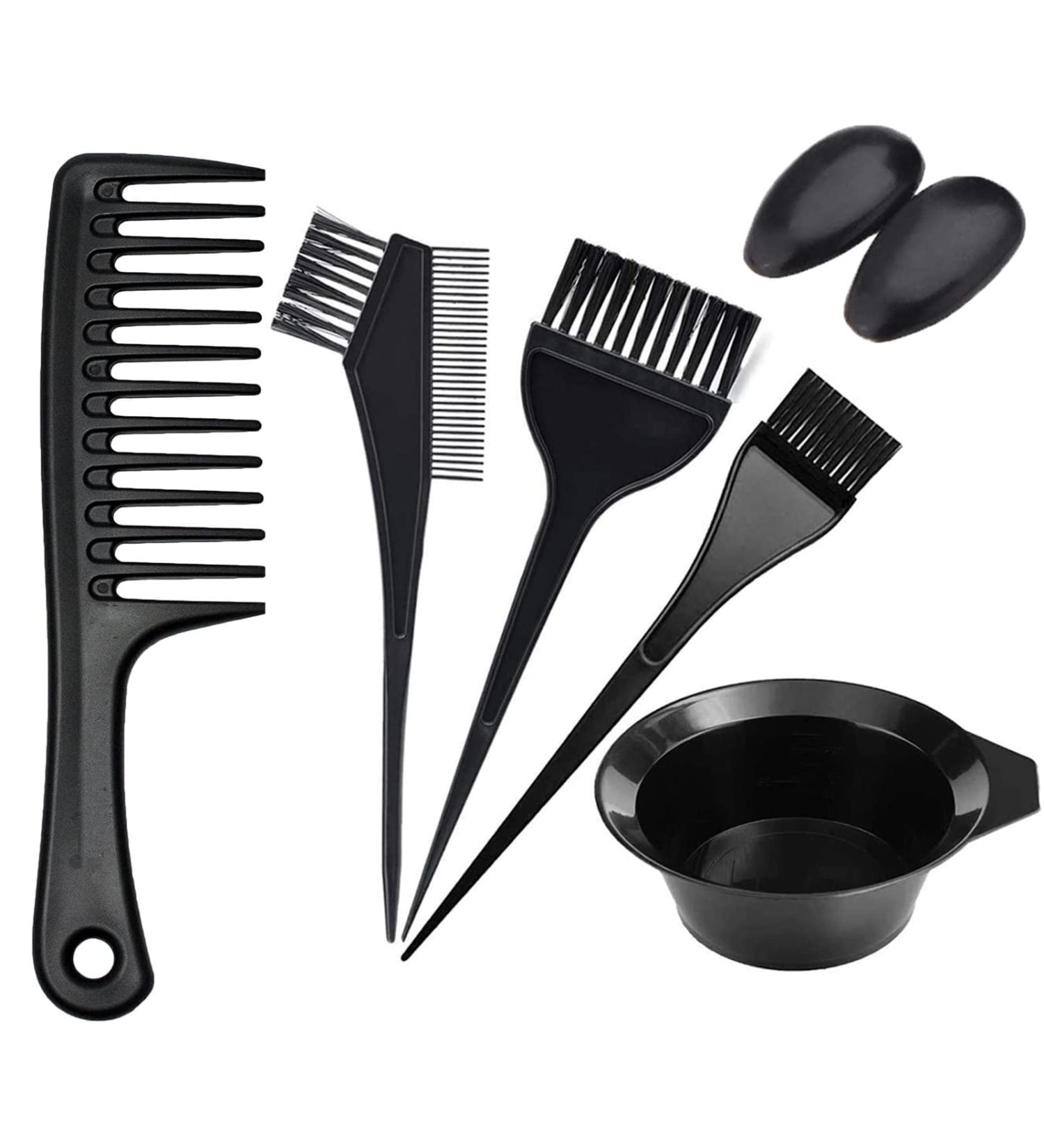 KEAIDUO 7pcs Hair Dye Coloring Kit - DIY Hair Dying Set for Home Salon - Buy Online on SooperMarket.com