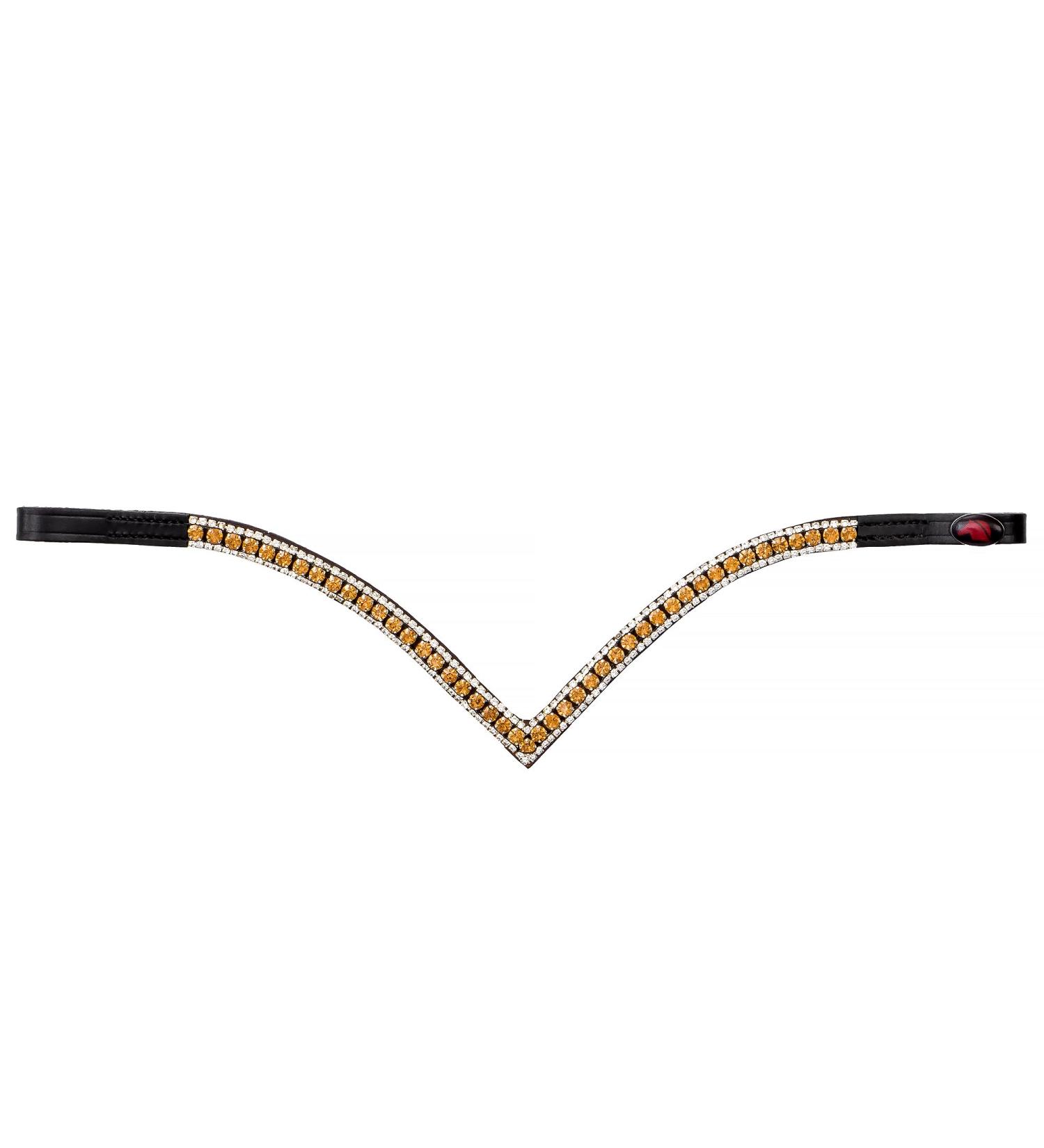 Premium Glitter Horse Stirring Strap & Leather Headband | Curved Bridle Straps for Warmbloods Thoroughbreds & Ponies - Full Black/LCT - Buy Online on SooperMarket.com