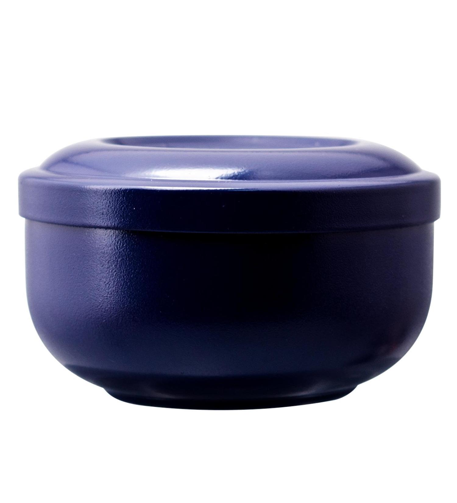 Mag Ideal Shaving Soap Peel - Blue Razor Cup Container with Lid for Easy Foaming & Cleaning | Perfect Shaving Cups for Hairdressers & Fathers - Buy Online on SooperMarket.com