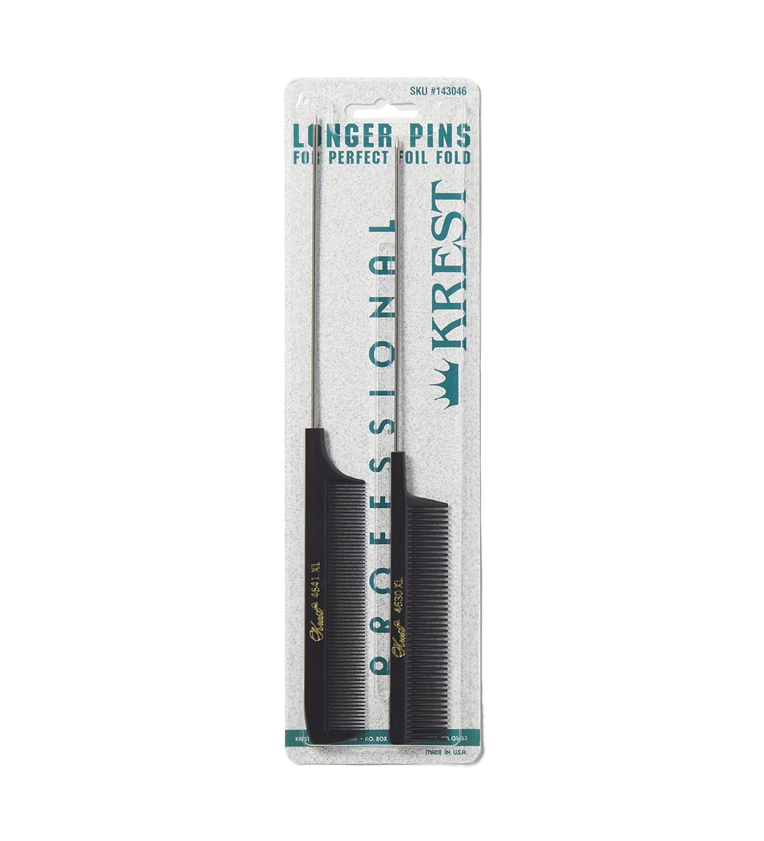Krest Pintail Combs 2 Pack 4641XL-4630XL 2 Piece Set