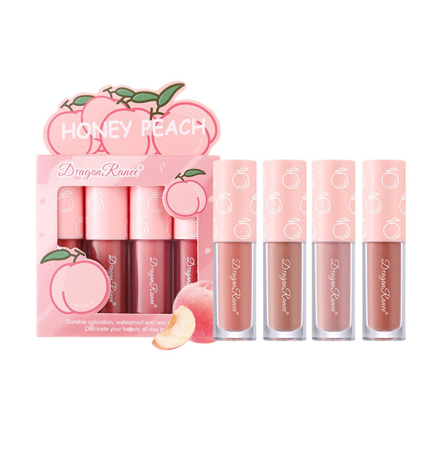 Nude Lipstick Set - 4Pcs Long Lasting Waterproof Matte Velvet Lipsticks for Women (Set B) - Buy Online on SooperMarket.com