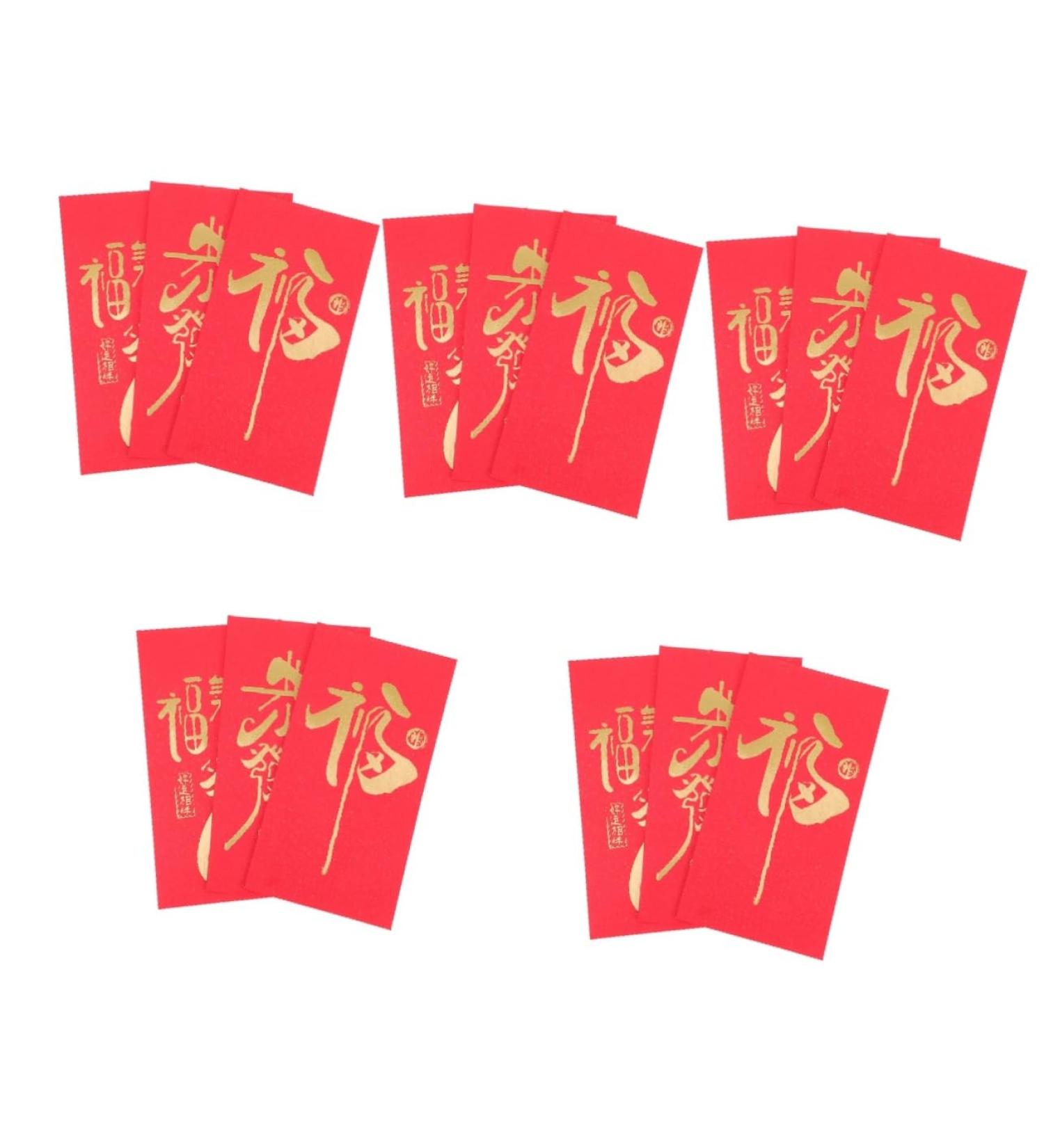 Didiseaon 150 Pcs Red Envelope Spring Festival Supplies Money Gift Envelopes 2023 Red Packet Chinese Envelope Money Packet Wedding Purse Red Purse Rabbit Year Supplies Lai Si Feng Universal As Shownx5pcs 17x9cmx5pcs - Buy Online on SooperMarket.com