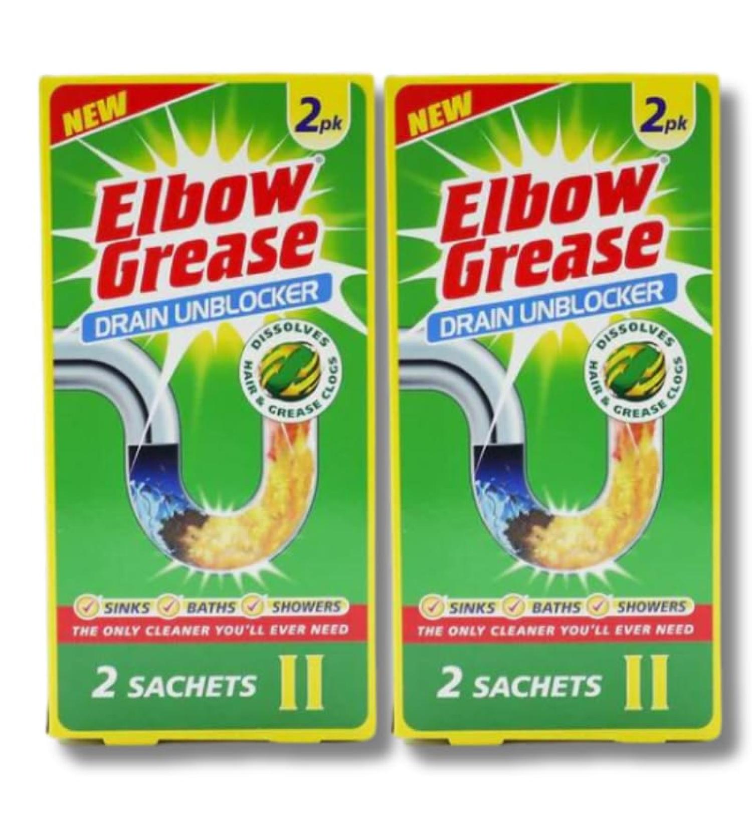 Elbow Grease Drian Unblocker 2 Sachets (PACK OF 2 BOX)
