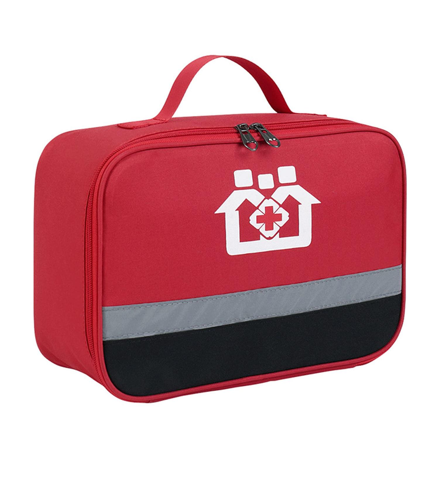 Zimohe 2PCs Large Waterproof Medication Bag - Empty Medicine Storage for Home Office Camping & Auto | Red M - Buy Online on SooperMarket.com