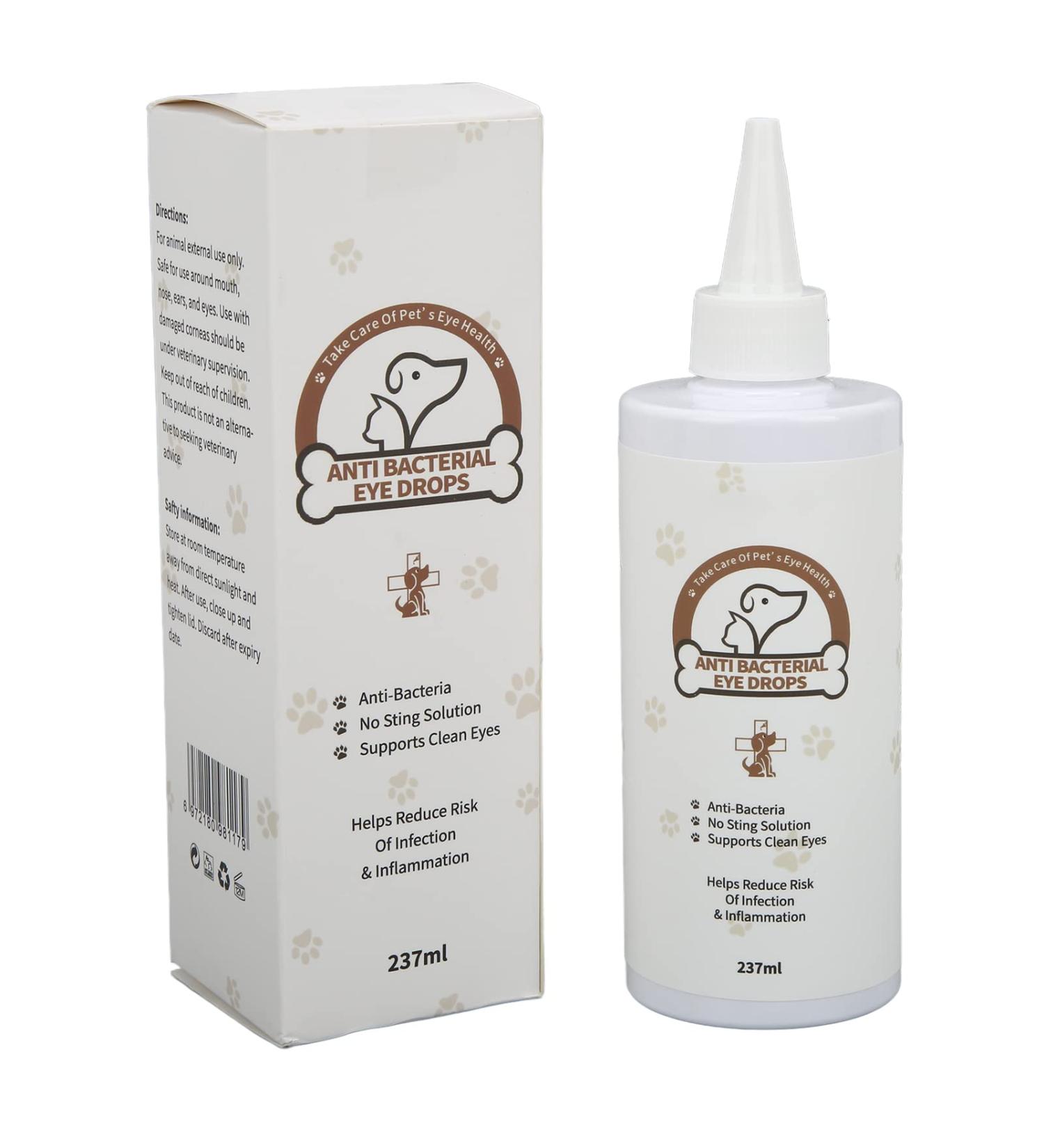 237ml Dogs and Cats Eye Cleaner Pet Eye Care Dogs Eye Rinse Liquid for Cleanse Irritated Eyes - Buy Online on SooperMarket.com