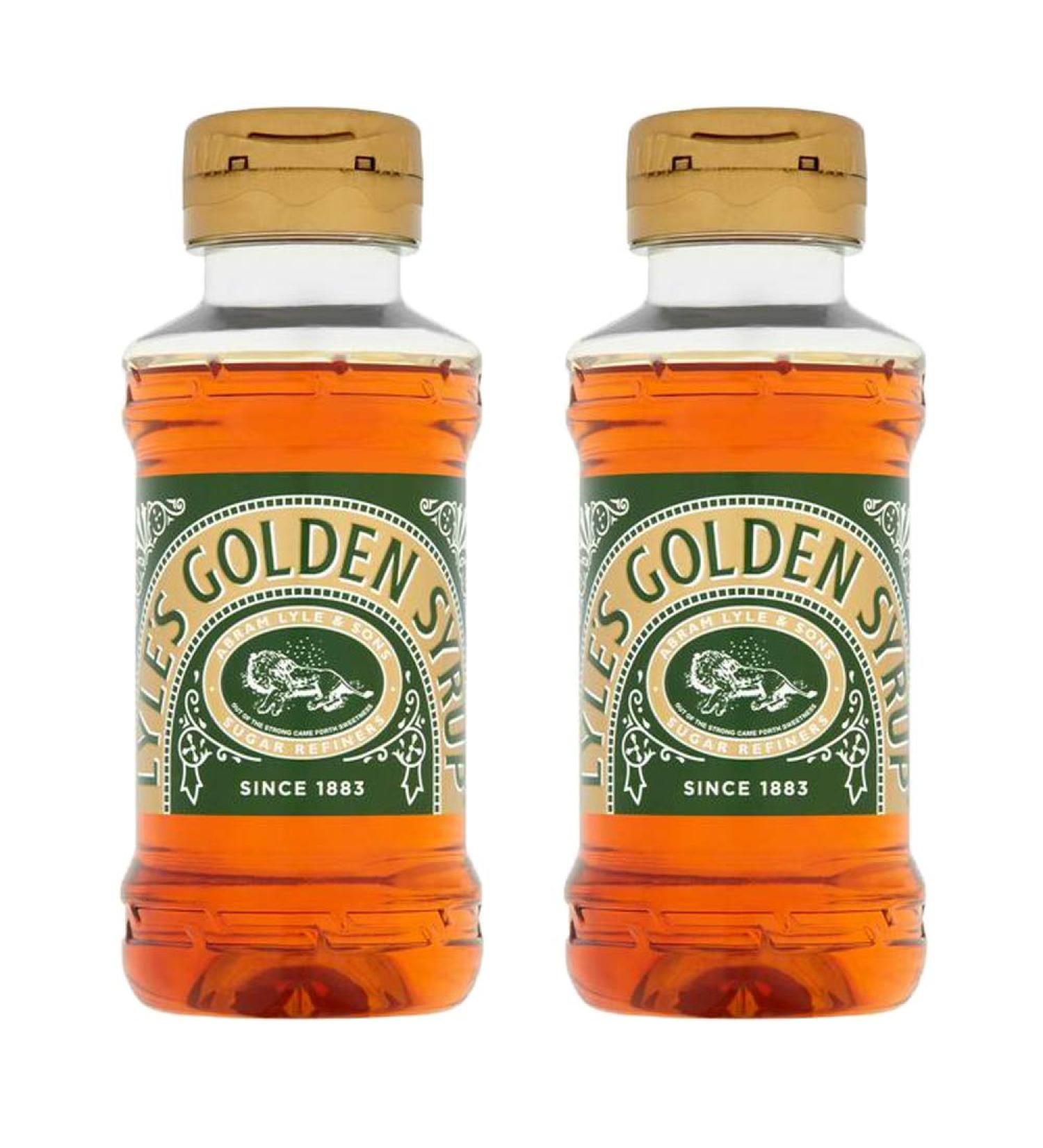 2 x 325g Golden Syrup Squeezy Bottle - Add to Breakfast Dessert Pancake Porridge