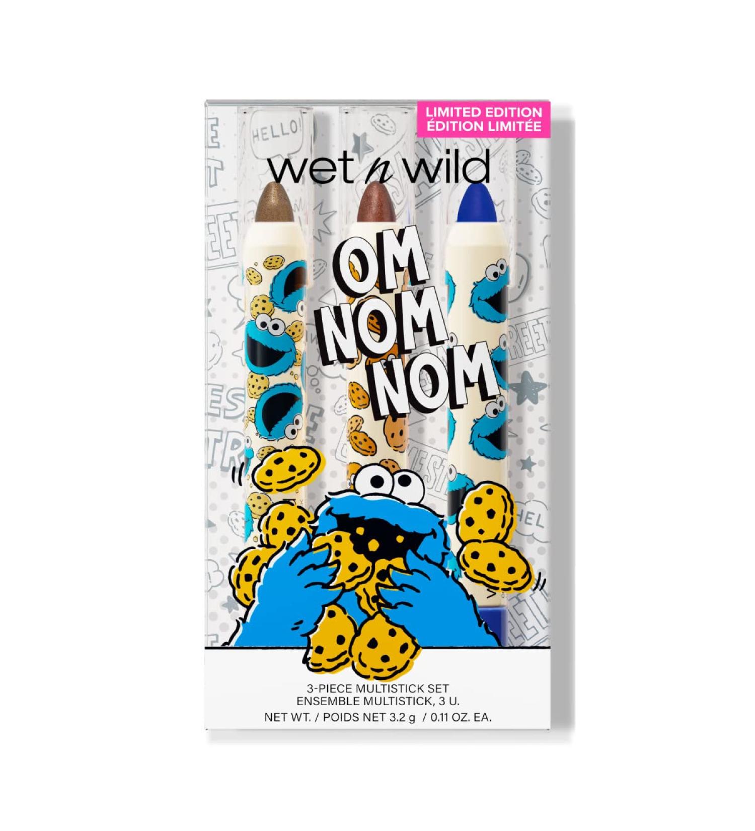 Wet n Wild OM NOM NOM 3-Piece Multi-Stick Kit - Sesame Street Collection - Buy Online on SooperMarket.com