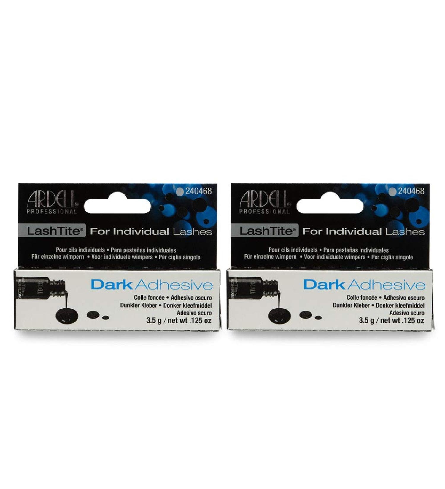 Ardell LashTite Adhesive Dark 2 Pack - Secures Individual Fake Lashes for Weeks - 0.125 Oz - Buy Online on SooperMarket.com