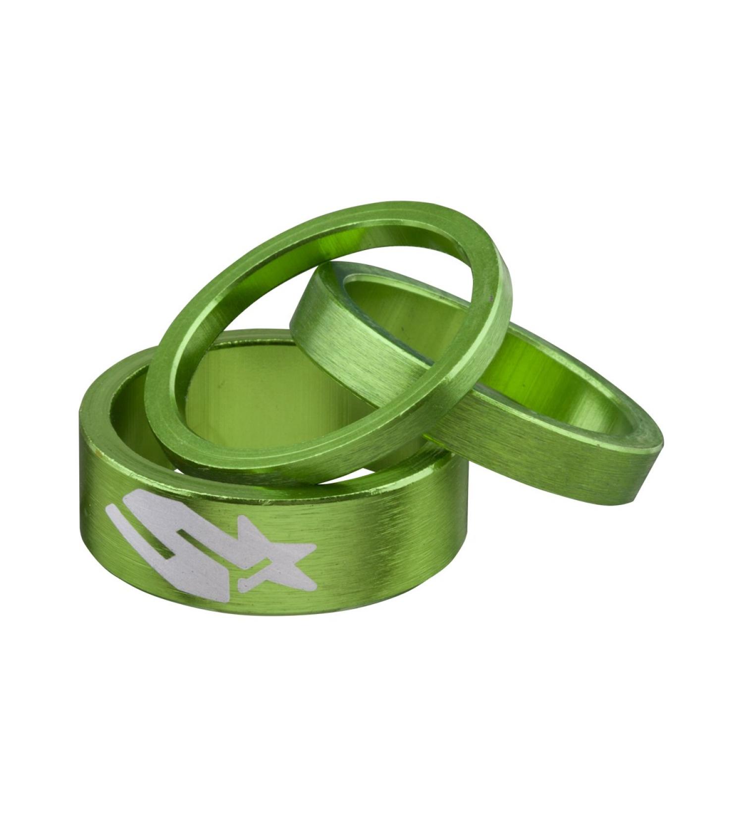 Spank Spacer Kit 3/6/12Mm Green
