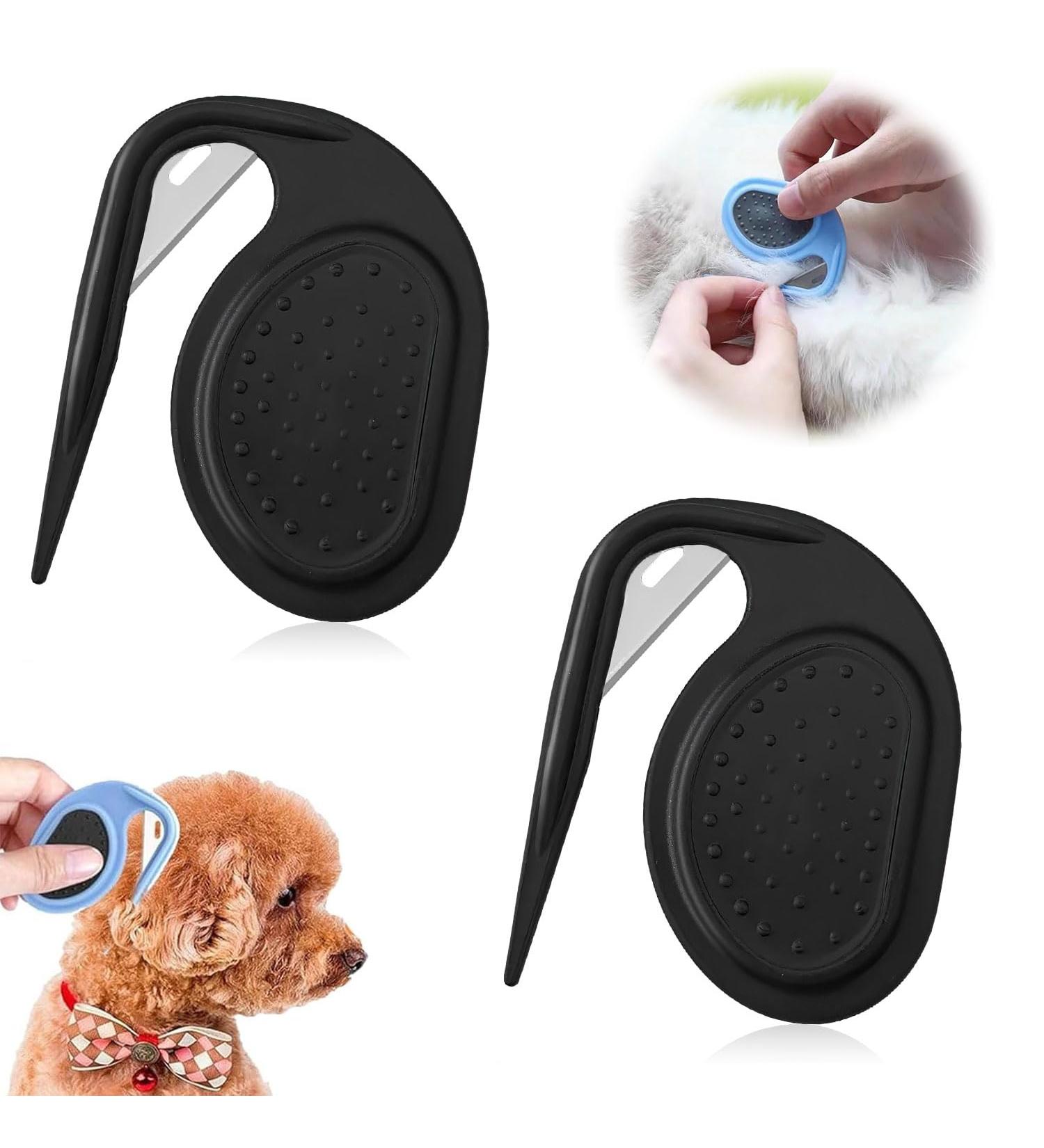 2PCS PET Knotting Comb - De-Filtering Knife for Cats with Steel Blade | Perfect Knot Remover Tool for Pet Grooming - Buy Online on SooperMarket.com