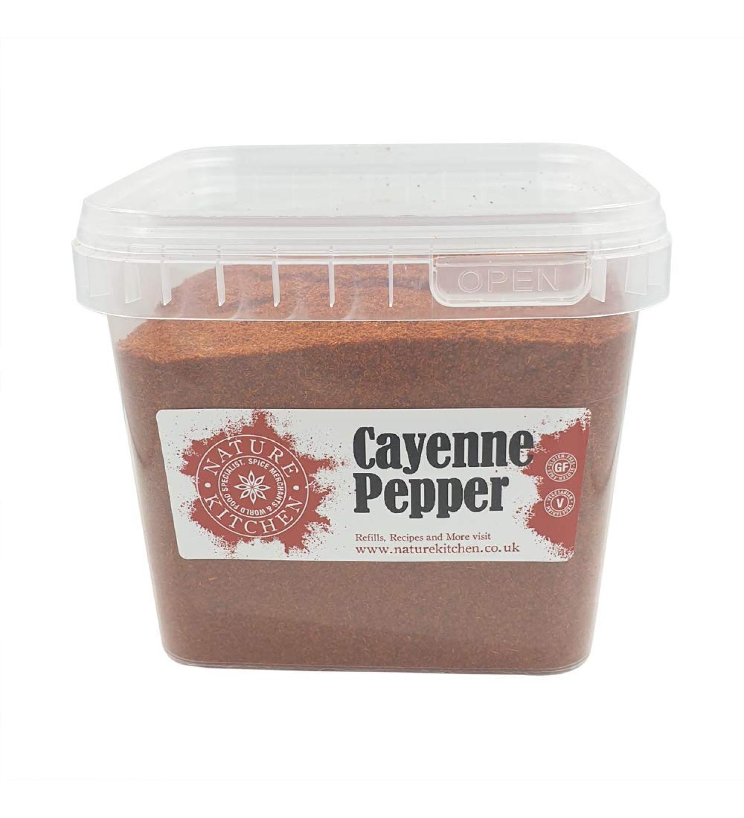 Nature Kitchen Cayenne Pepper 500G - Gluten-Free & Vegan Seasoning Blend for Everyday Cooking | Ideal for Marinades, Sauces, Frying, Baking, and Grilling - Buy Online on SooperMarket.com