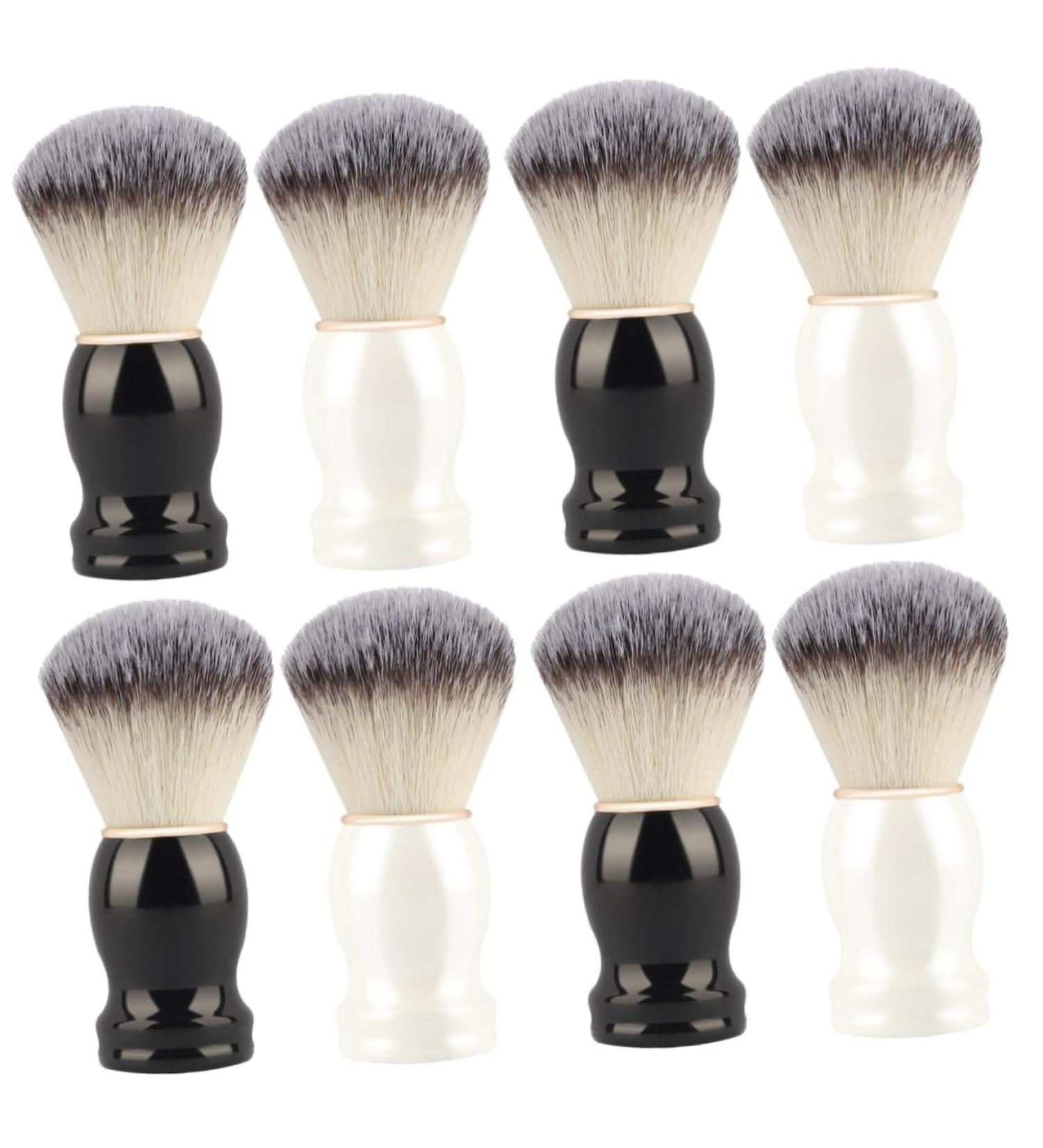 Beavorty 8 STK Manual Razor Set - Brazil Shaving Tools & Accessories for Men | High-Quality Cleaning Bartbrush Gift Set (10.5x3.3cm) - International Shipping Available - Buy Online on SooperMarket.com