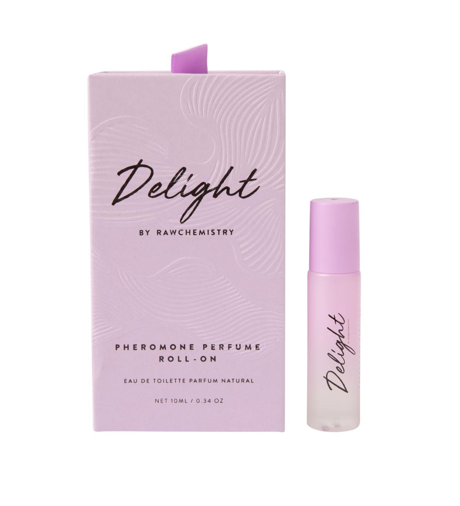 RawChemistry Delight Pheromone Infused Perfume Oils for Women I Roll On Tavel Size Perfume I White Musk Vanilla Perfume for Women - Buy Online on SooperMarket.com