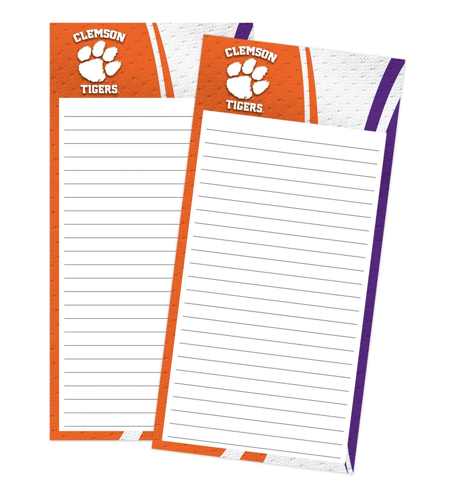 Turner Sports Clemson Tigers 2 Pack List Pad (8129119)