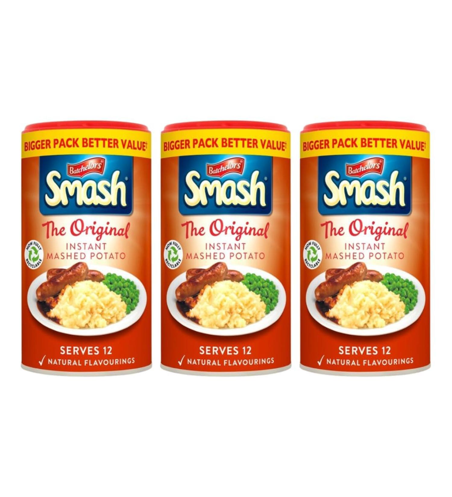 Hamperly Gifts Instant Mash Bundle Consisting of Smash Original Mash Potato 360g (3 Pack) - Buy Online on SooperMarket.com